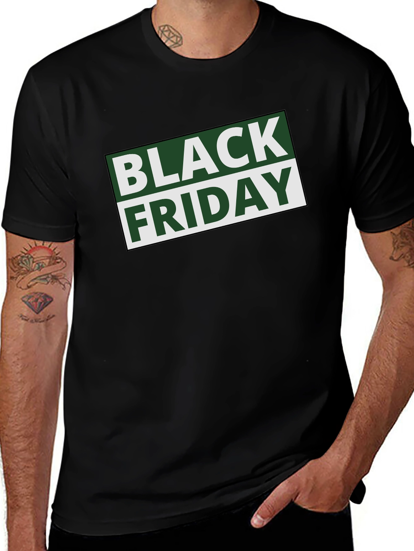 Black Friday Graphic Tee - Black Cotton