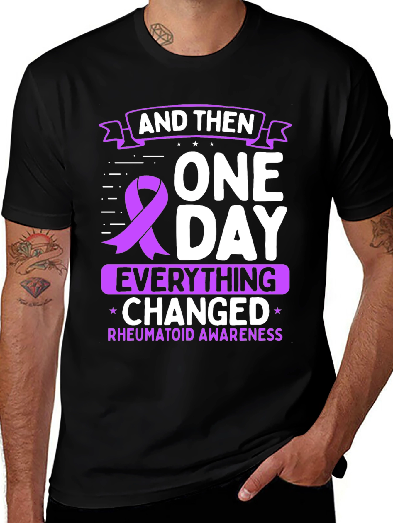 Rheumatoid Awareness T-Shirt - 'Everything Changed'