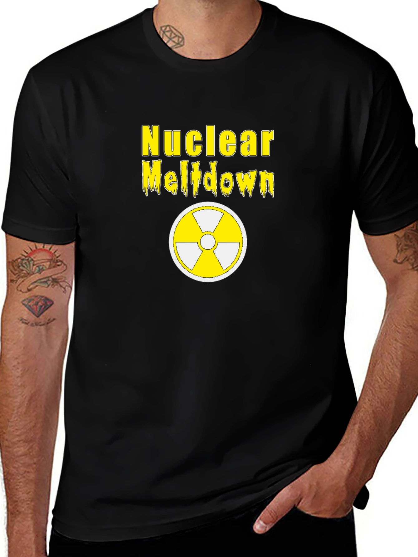 Variant 11 of Nuclear Meltdown T-Shirt - Black