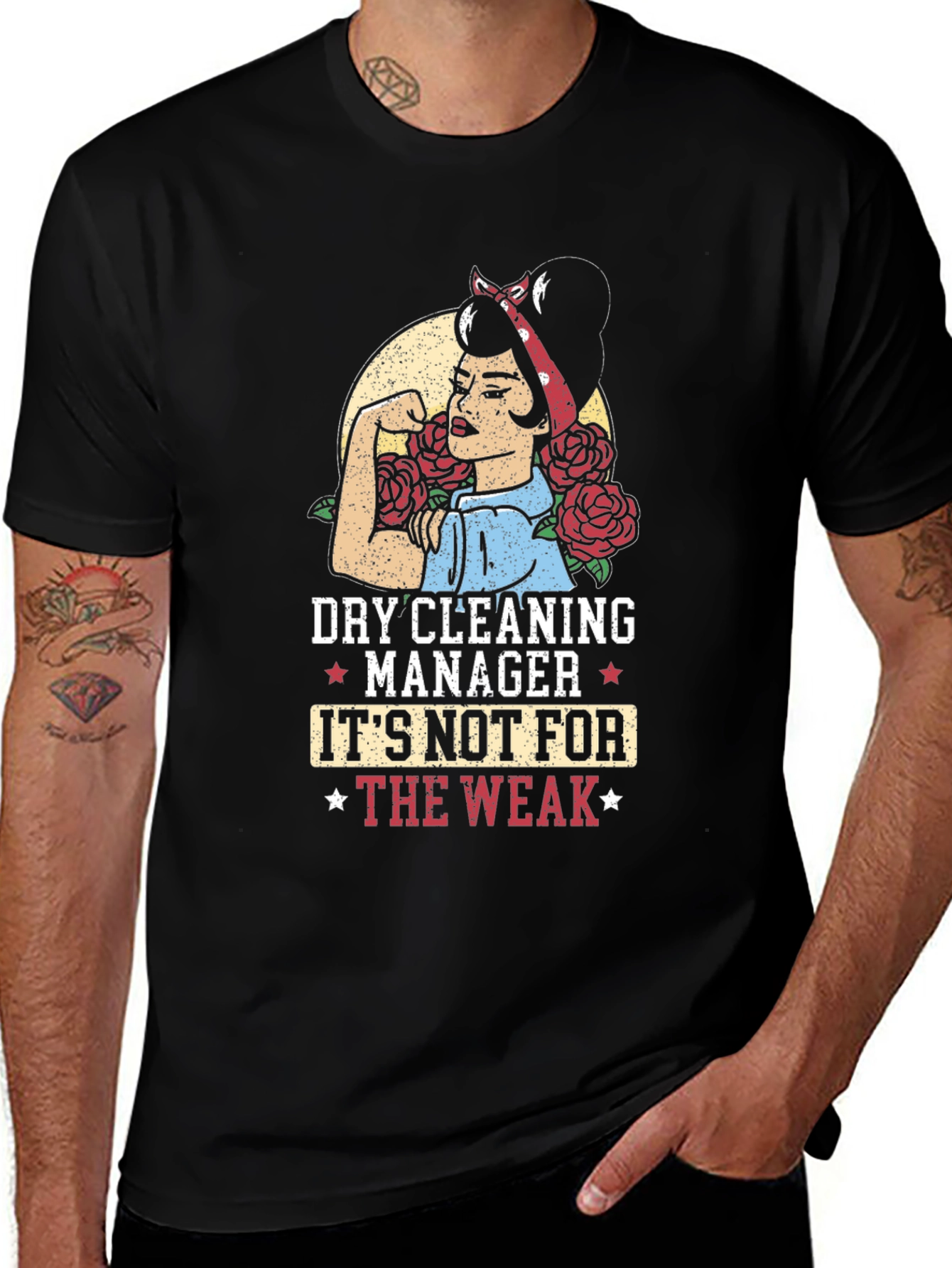 Dry Cleaning Manager Strong Woman T-Shirt