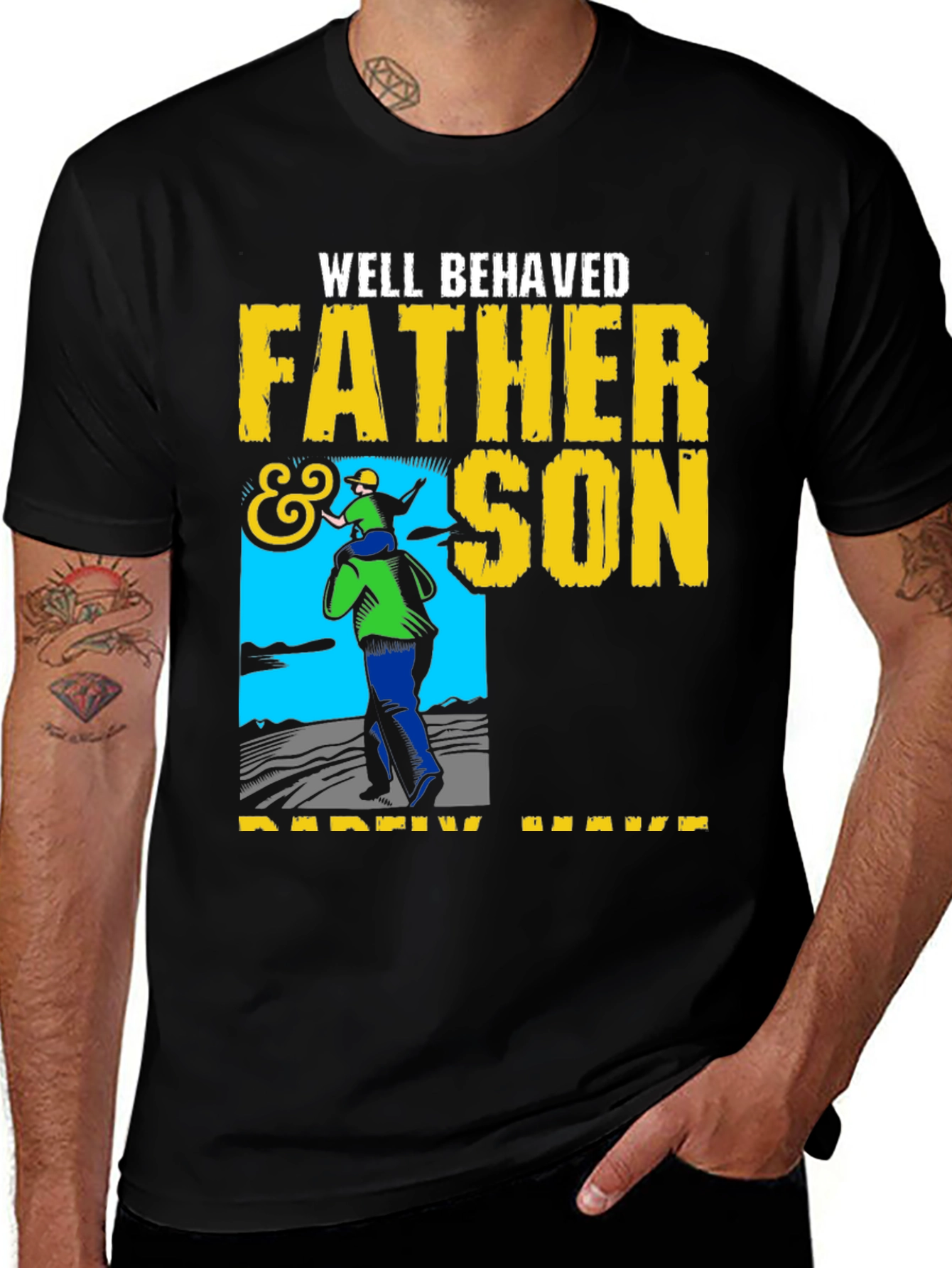 Variant 27 of Well Behaved Father & Son T-Shirt