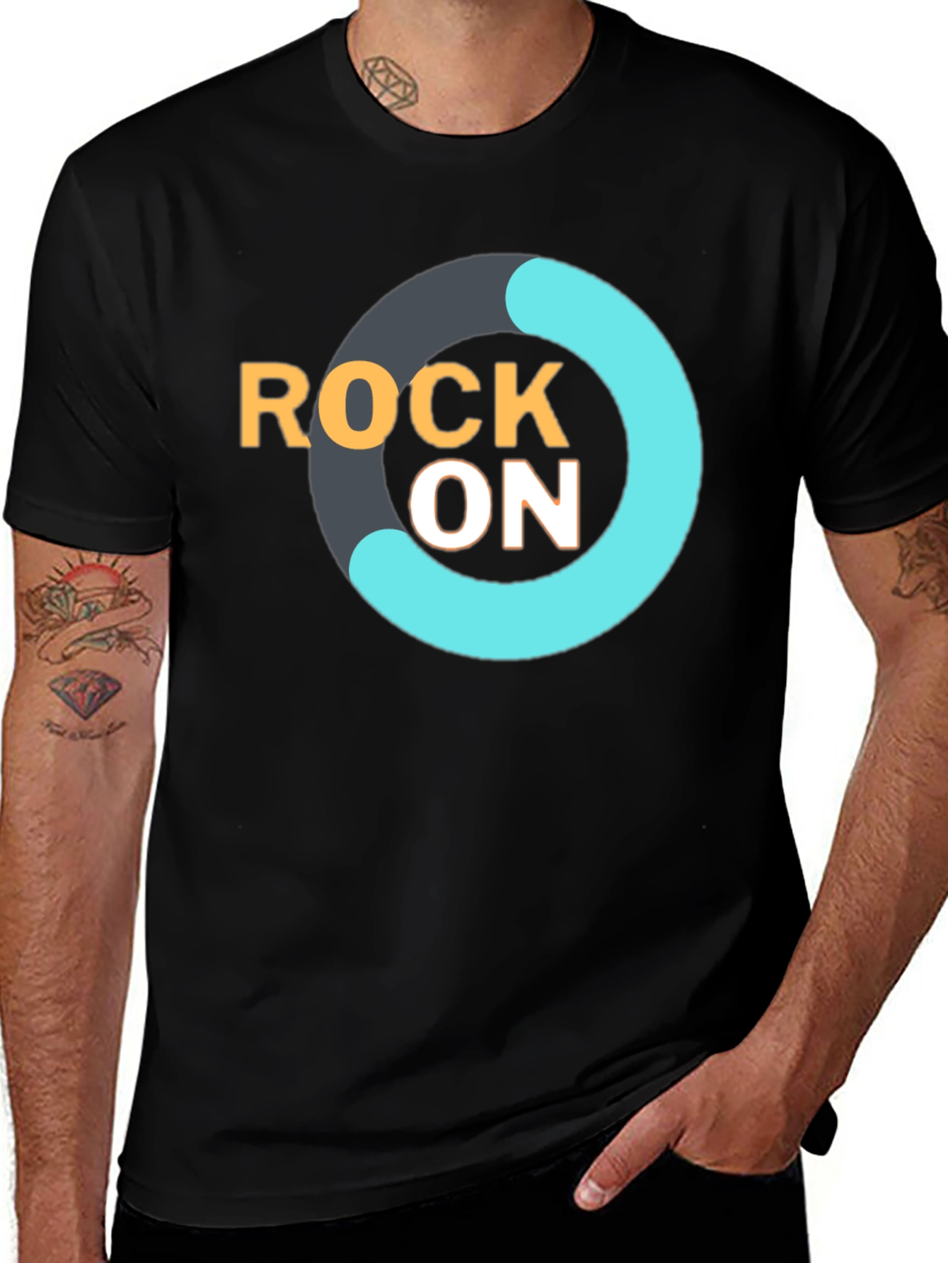 Variant 28 of Rock On Graphic Tee - Casual Comfort