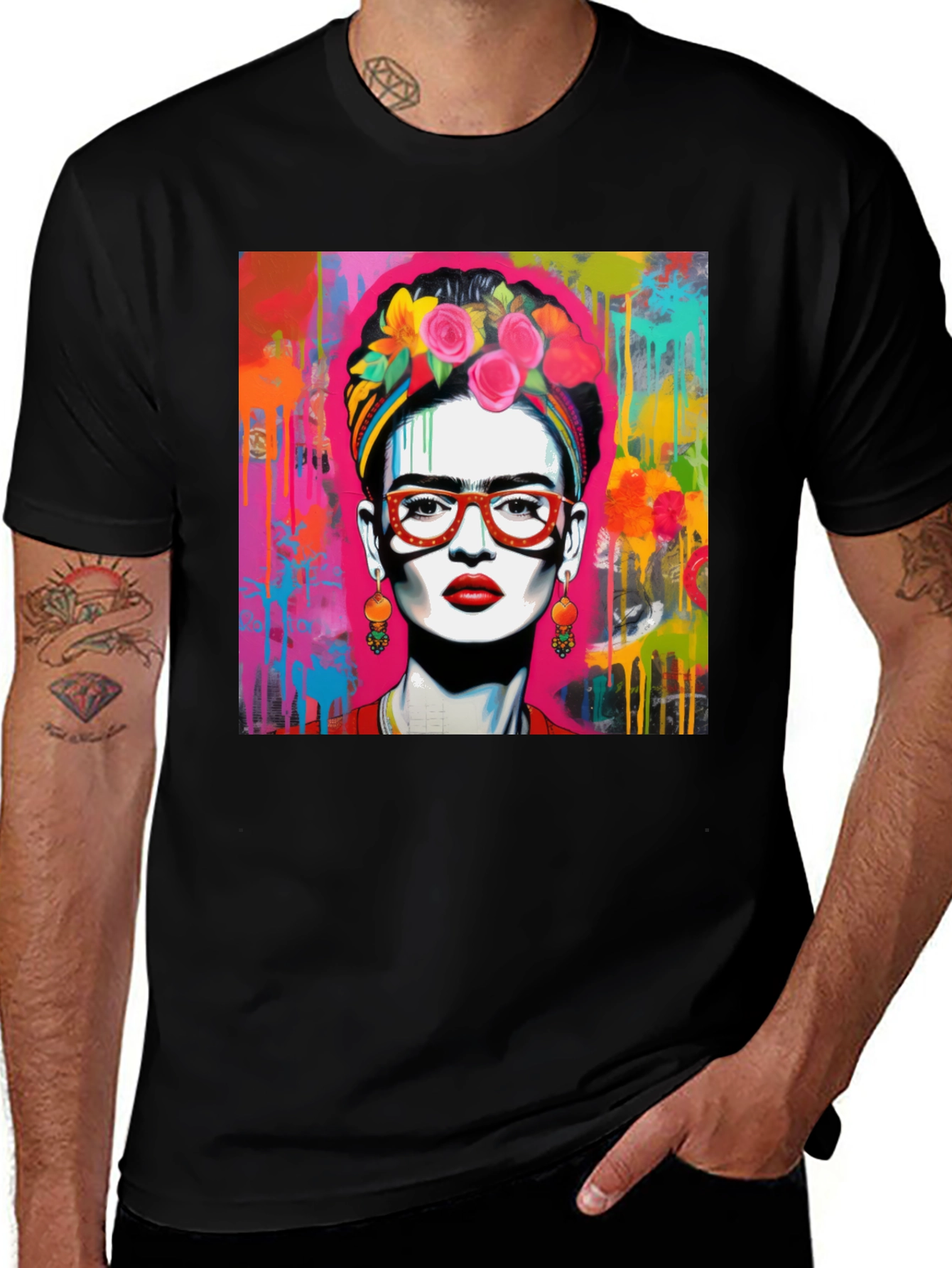 Variant 6 of Frida Kahlo Art Graphic Tee - Stylish Unisex T-Shirt