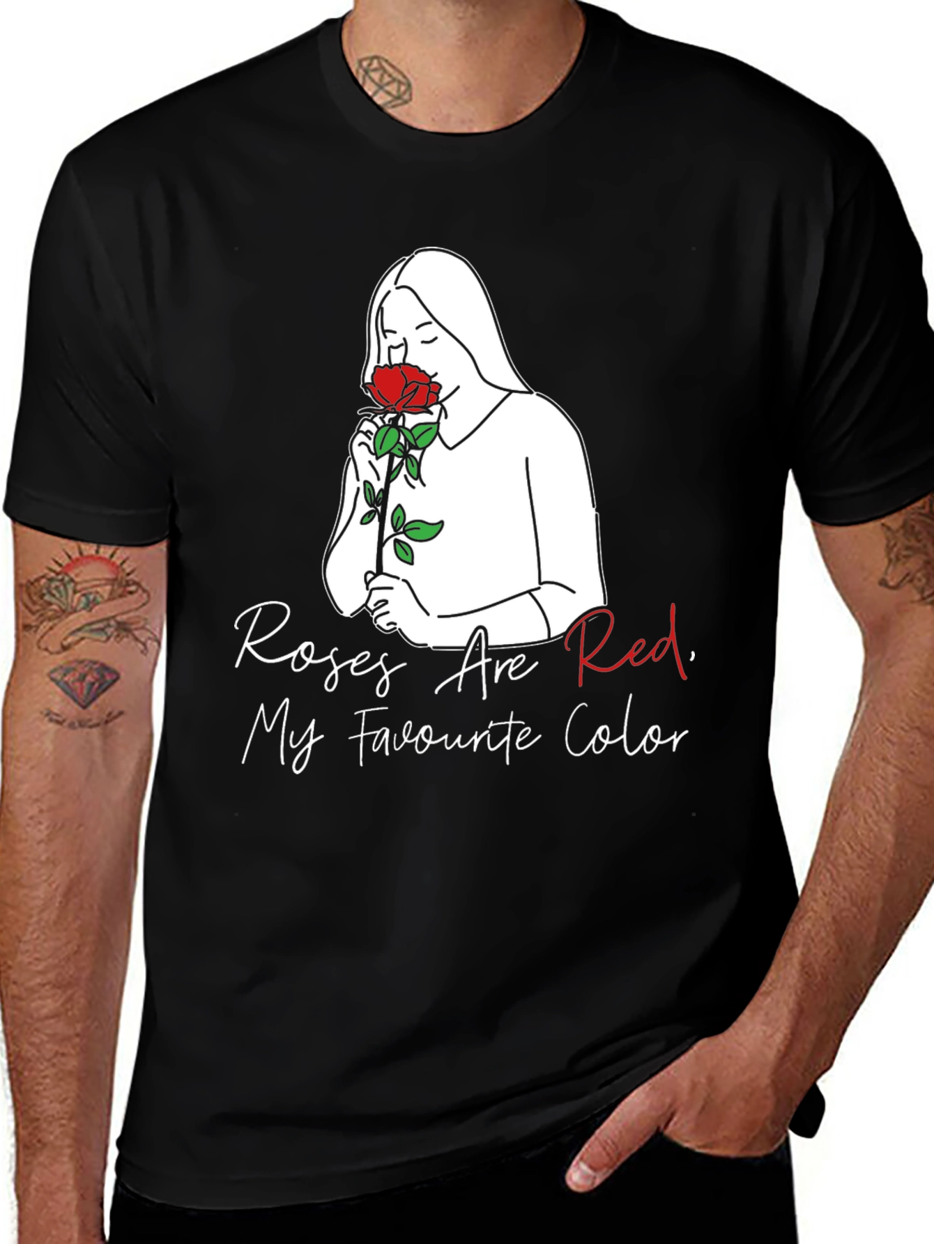 Variant 18 of Roses are Red T-Shirt