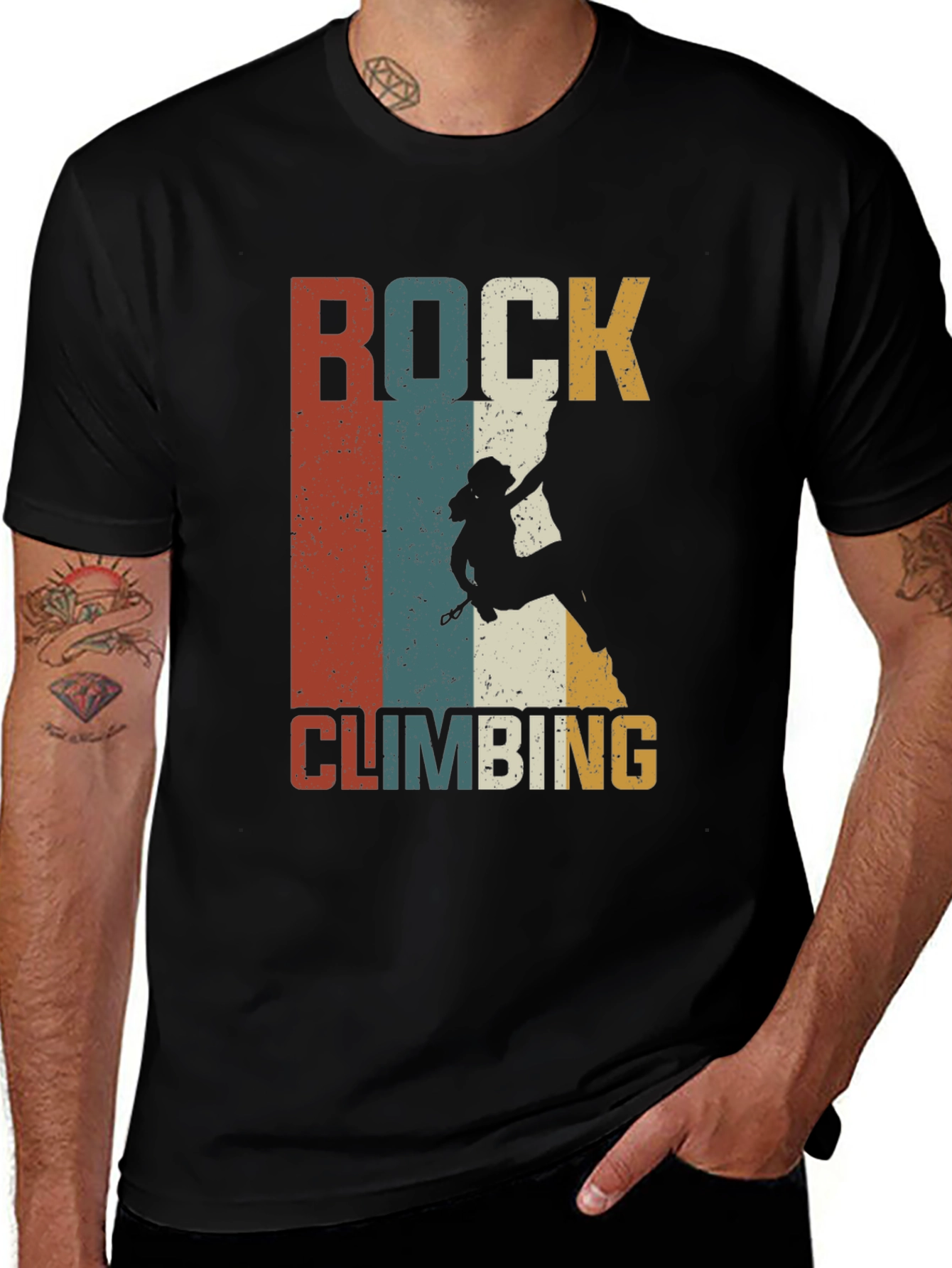 Variant 22 of Retro Rock Climbing T-Shirt