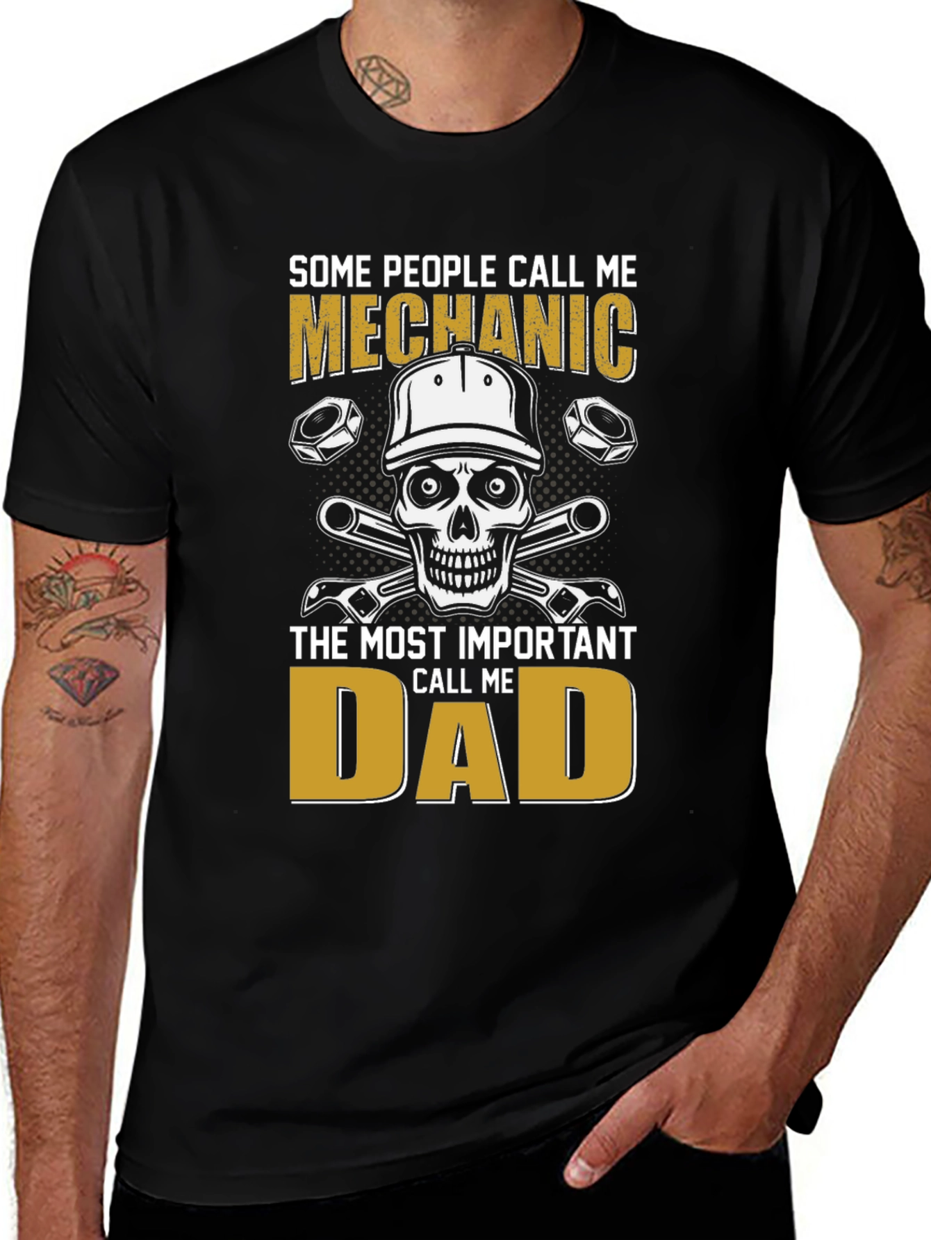 Variant 26 of Mechanic Dad T-Shirt