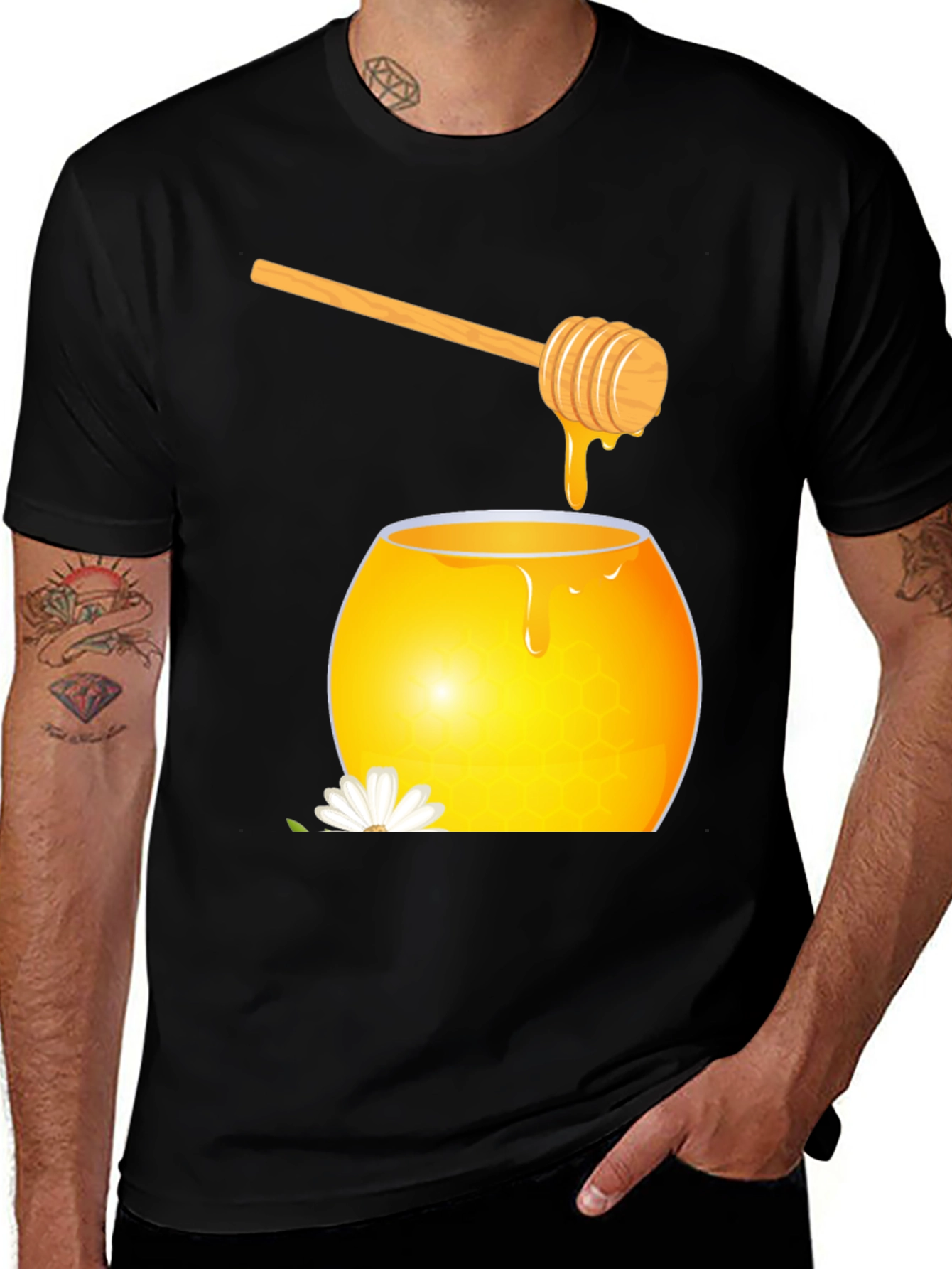 Variant 10 of Honey Bee T-Shirt