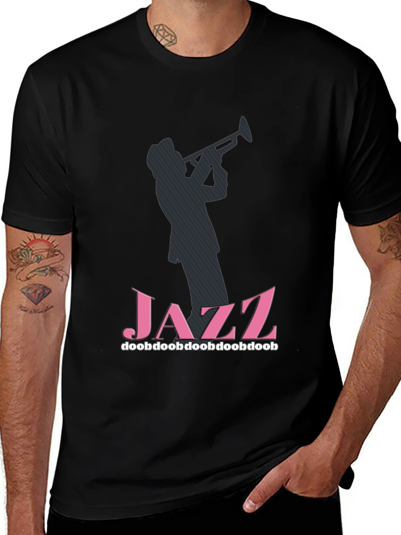 Variant 8 of Cool Jazz Musician Graphic T-Shirt