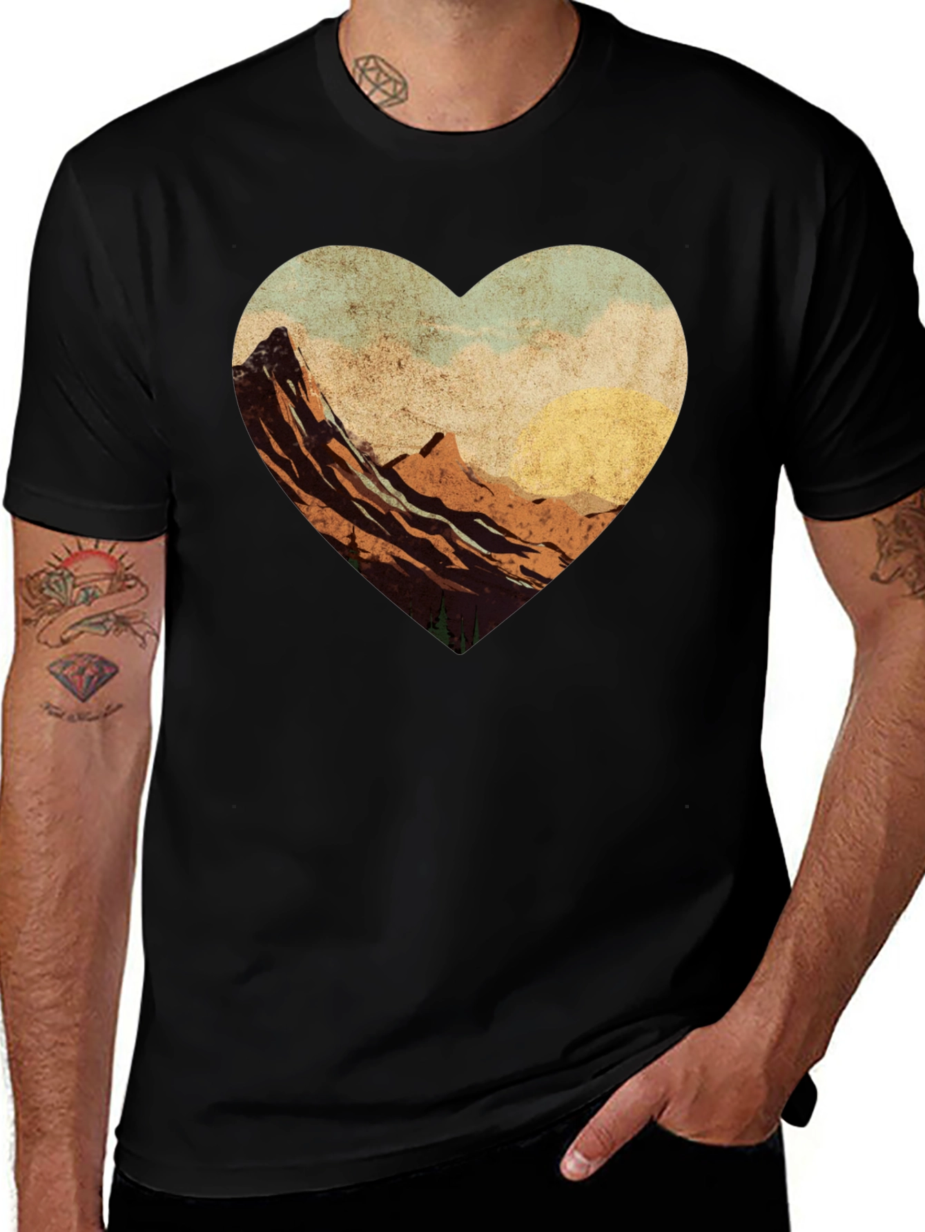 Variant 26 of Mountain Heart Graphic Tee - Adventure Awaits