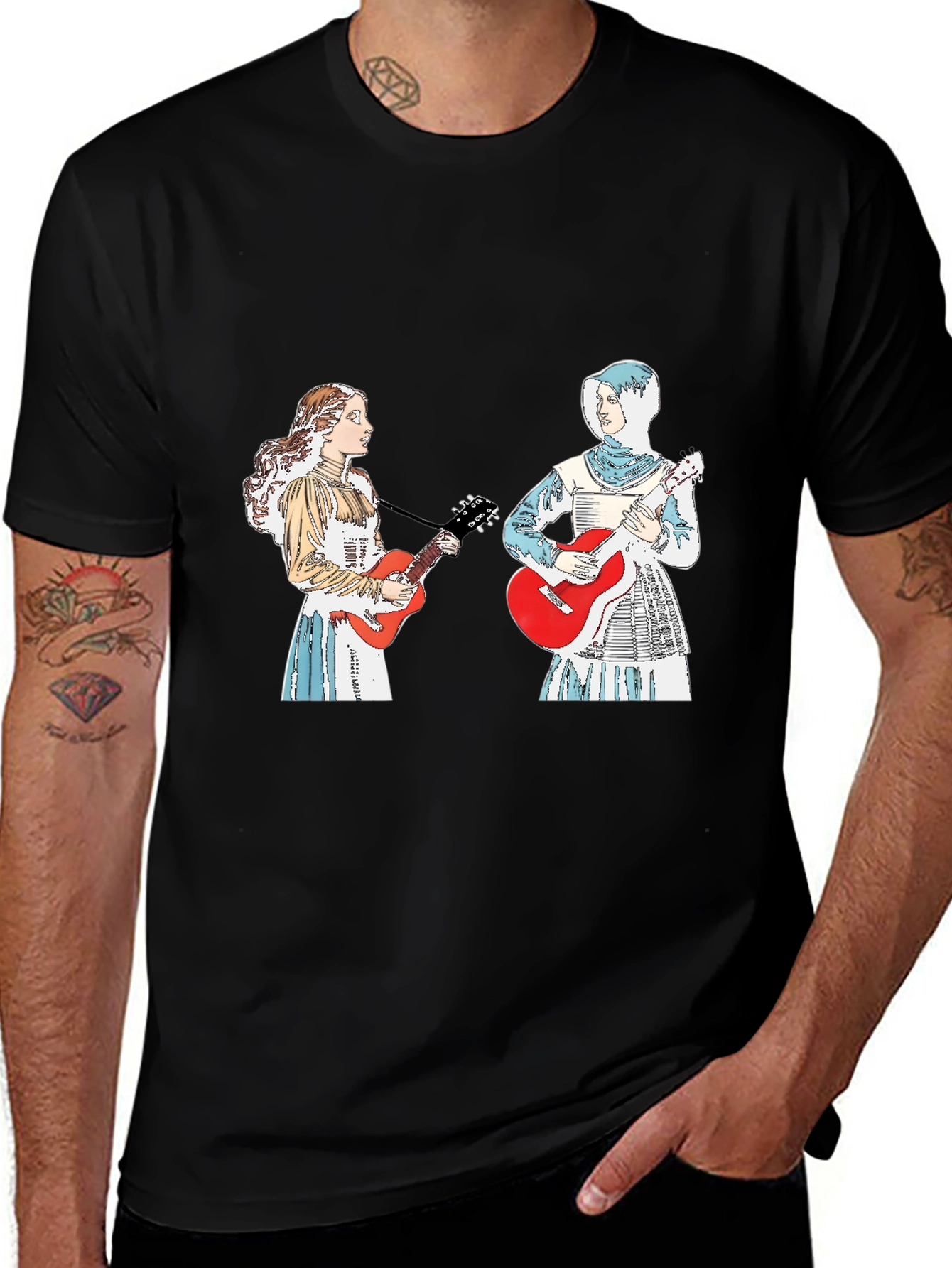 Medieval Rock Band Graphic Tee