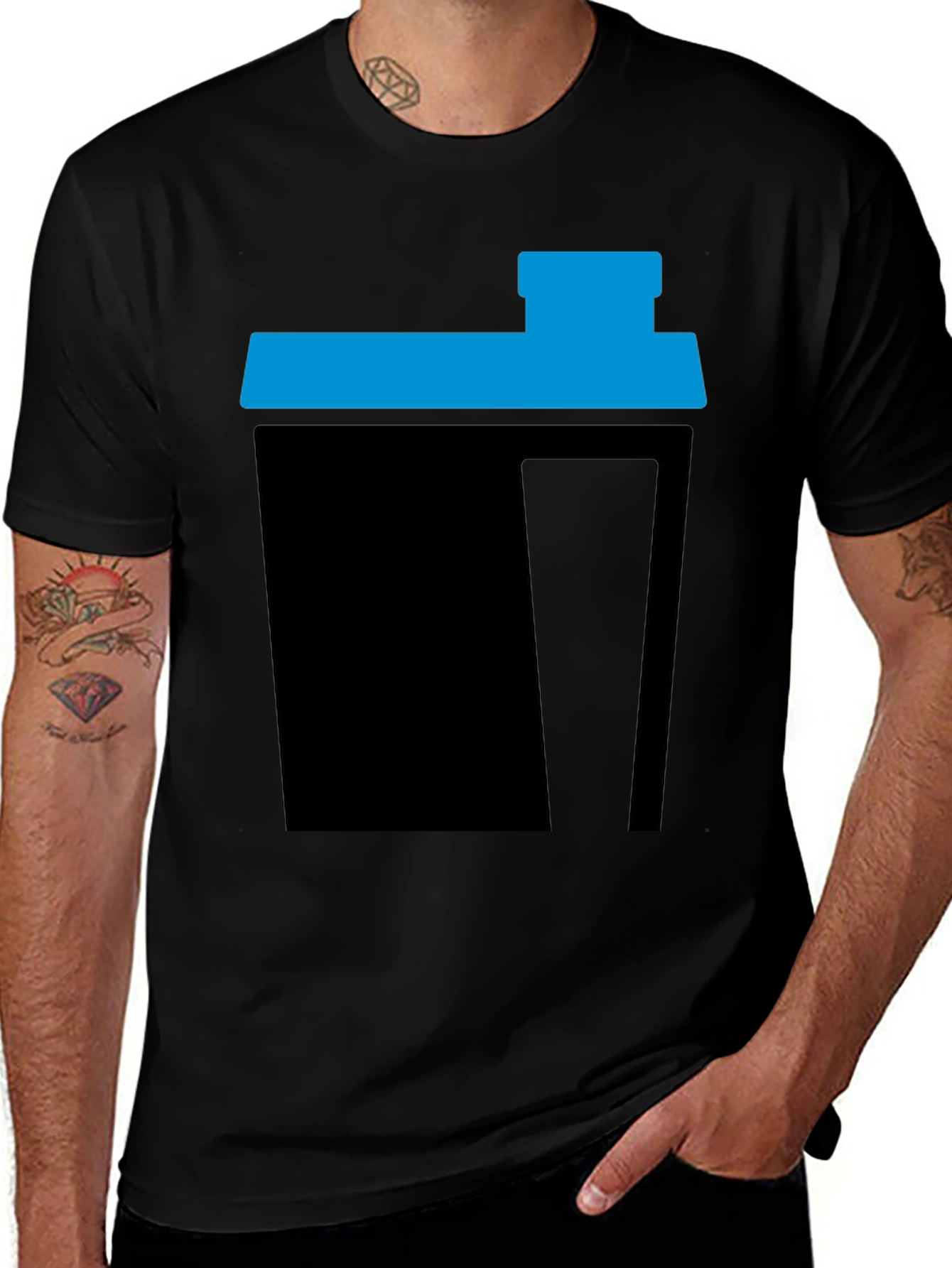 Variant 13 of Cool Graphic Tee - Abstract Shaker Design