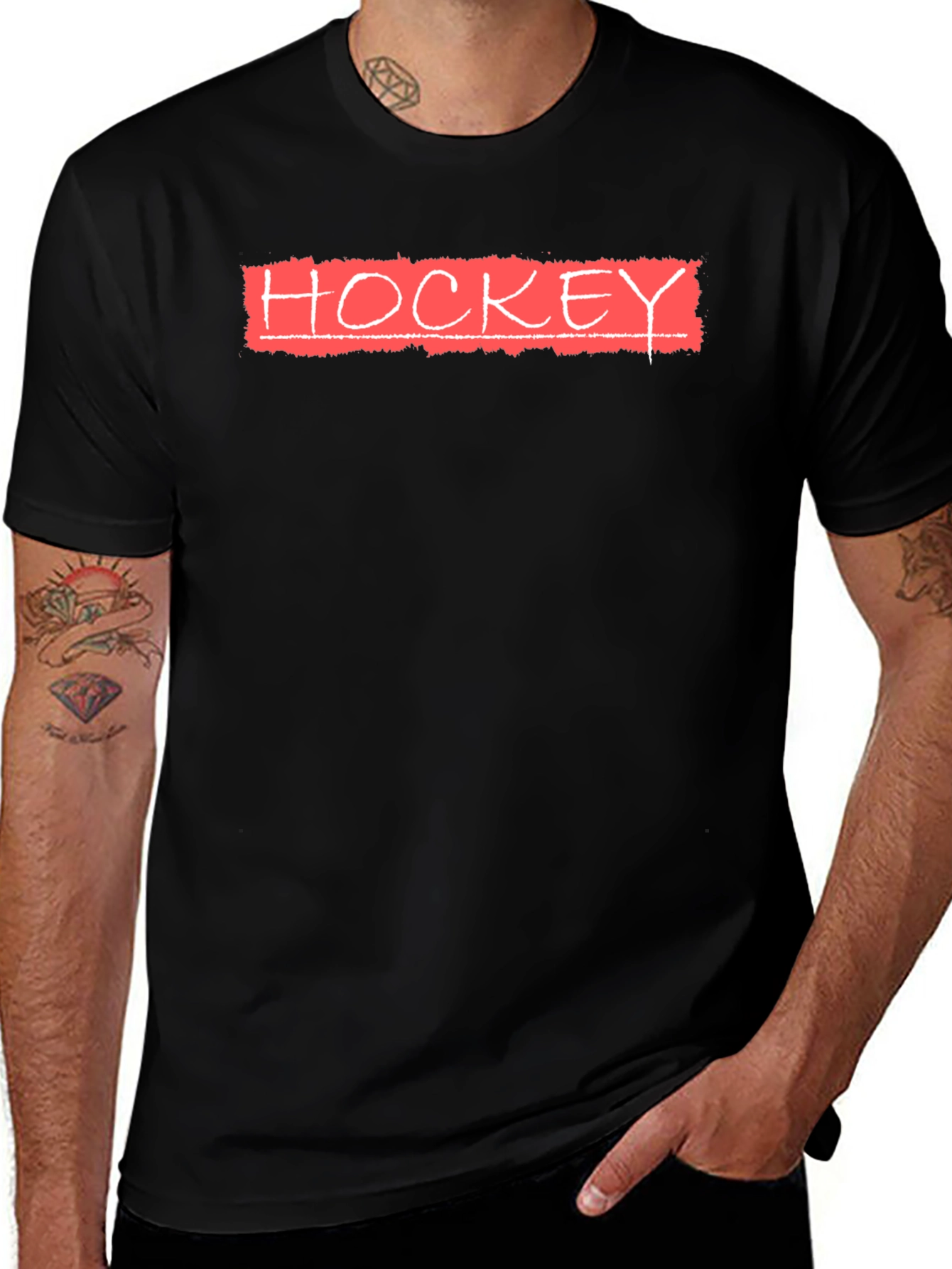 Variant 21 of Hockey Graphic Tee - Casual Comfort