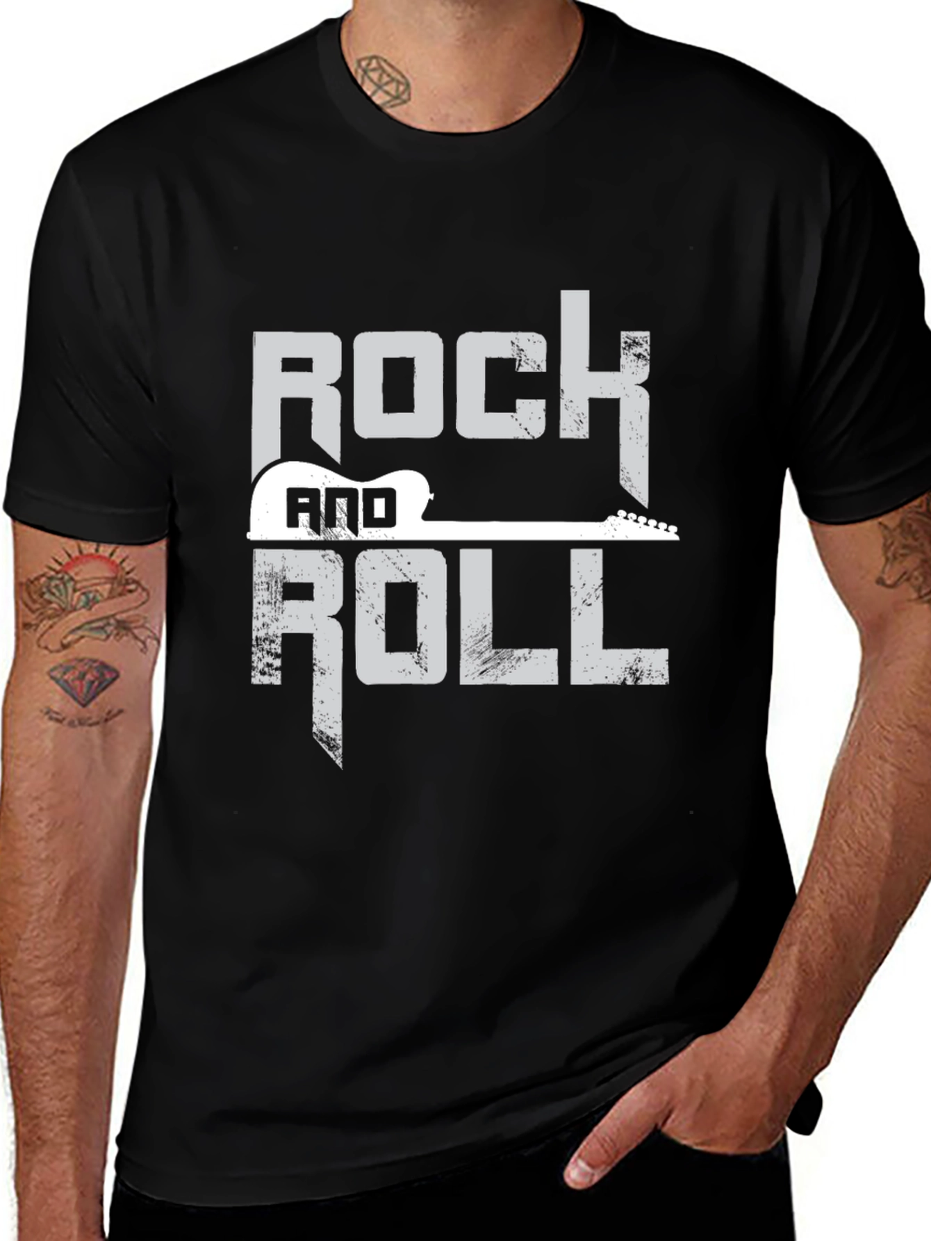 Variant 22 of Rock and Roll Graphic Tee