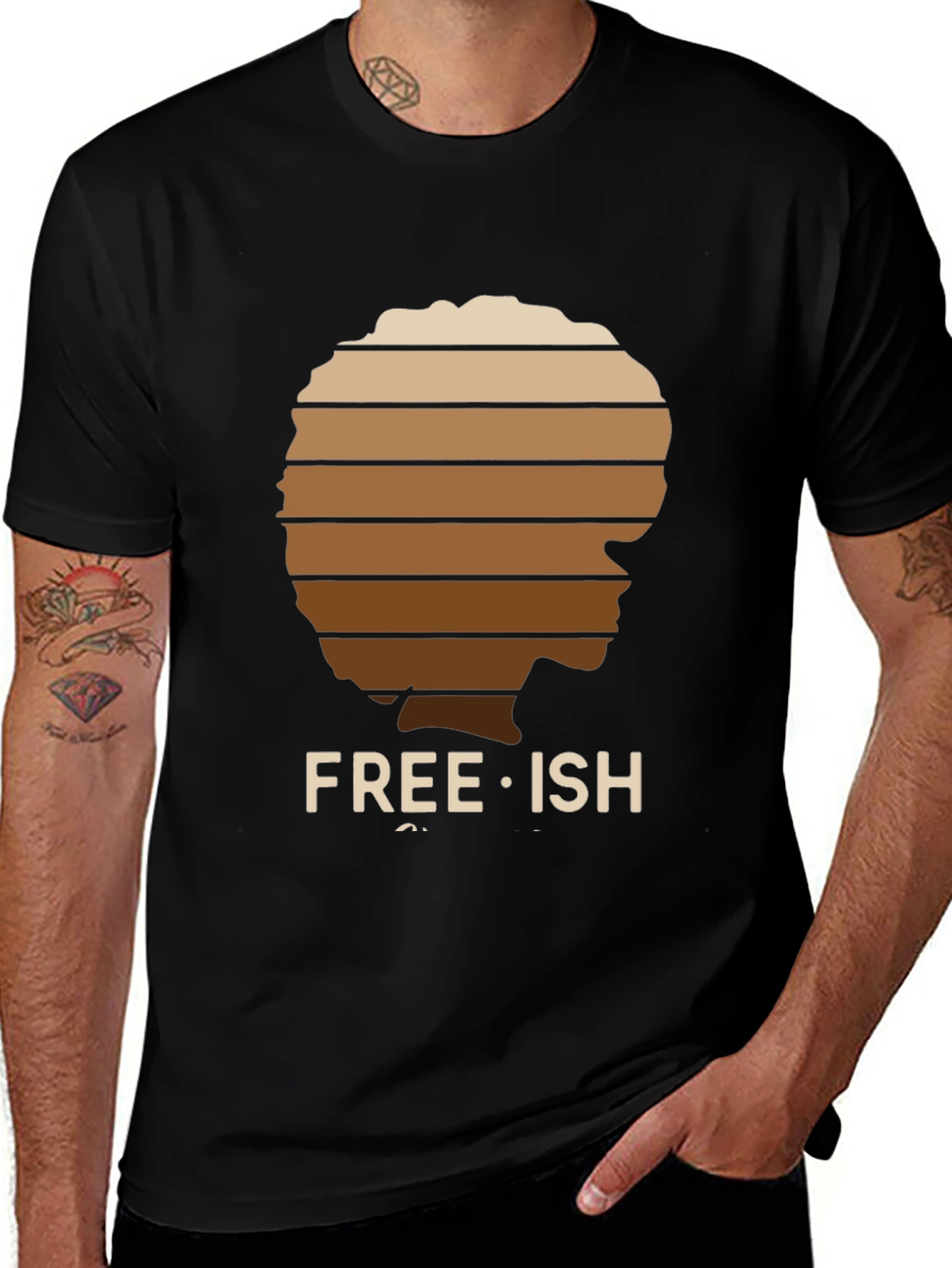 Variant 25 of Free-ish Graphic Tee - Black Pride Unisex T-Shirt
