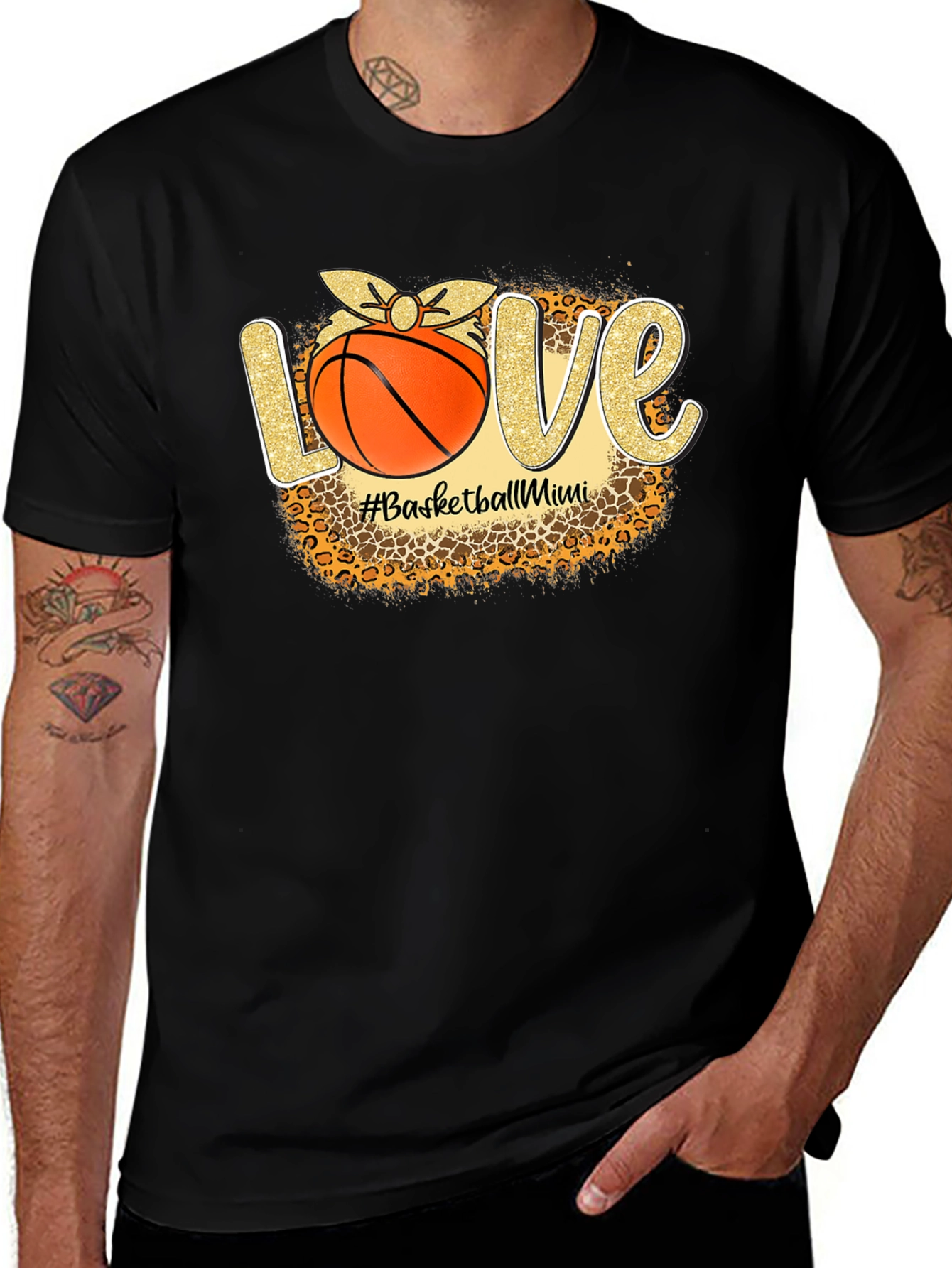 Variant 17 of Basketball Mimi Love Graphic Tee