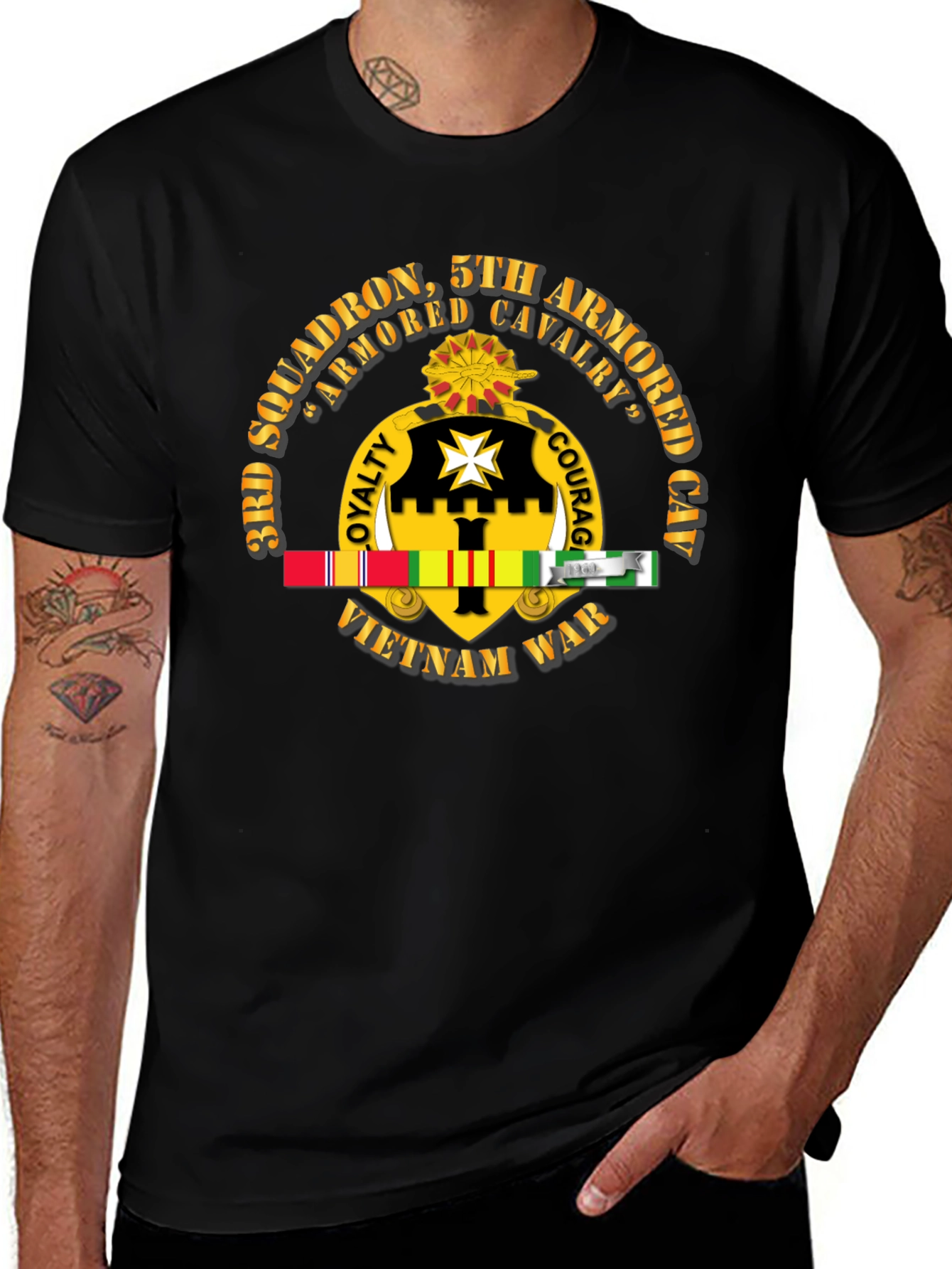 3rd Squadron 5th Armored Cavalry Vietnam War T-Shirt