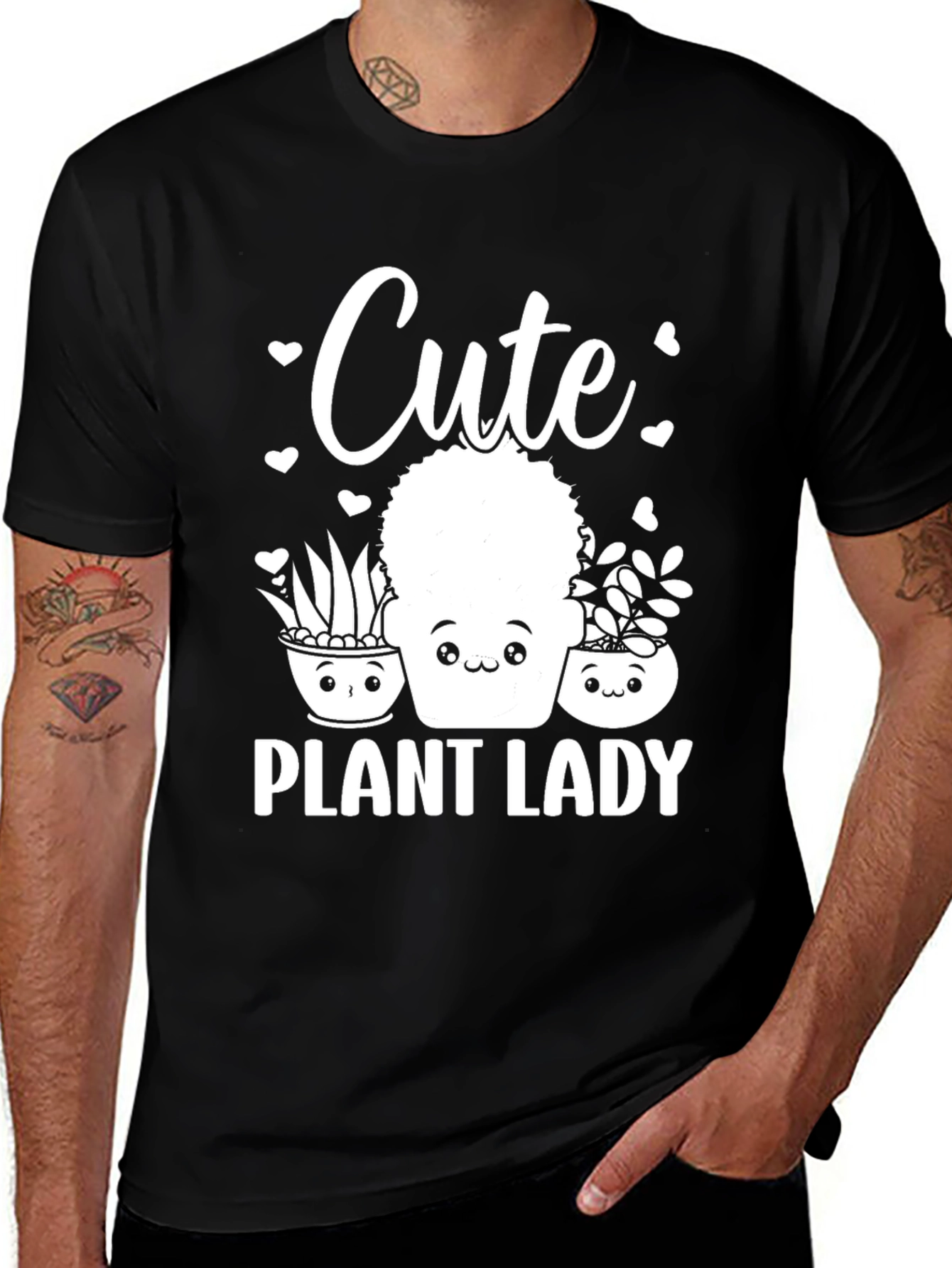 Cute Plant Lady Graphic Tee