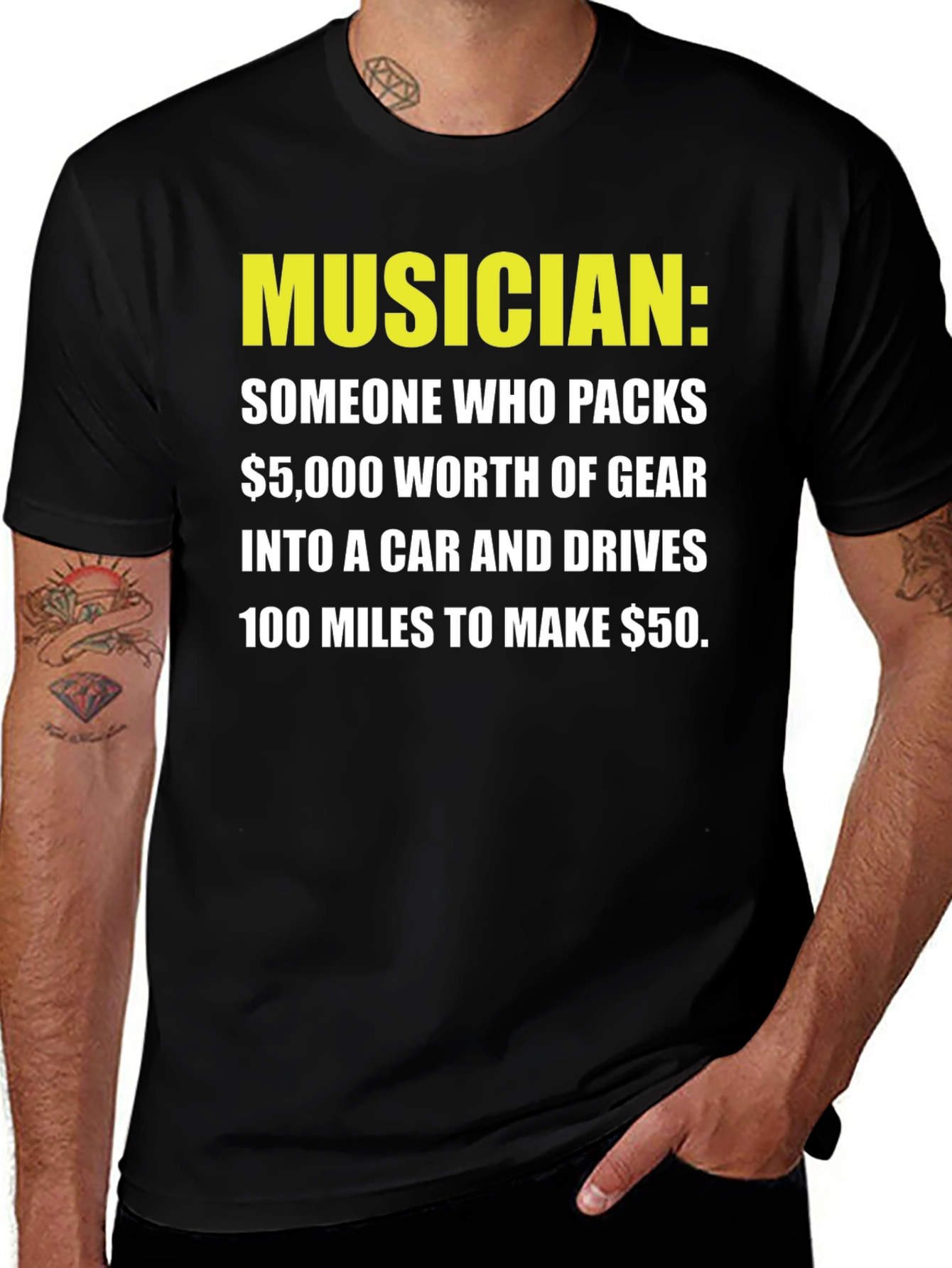 Variant 23 of Musician Humor T-Shirt