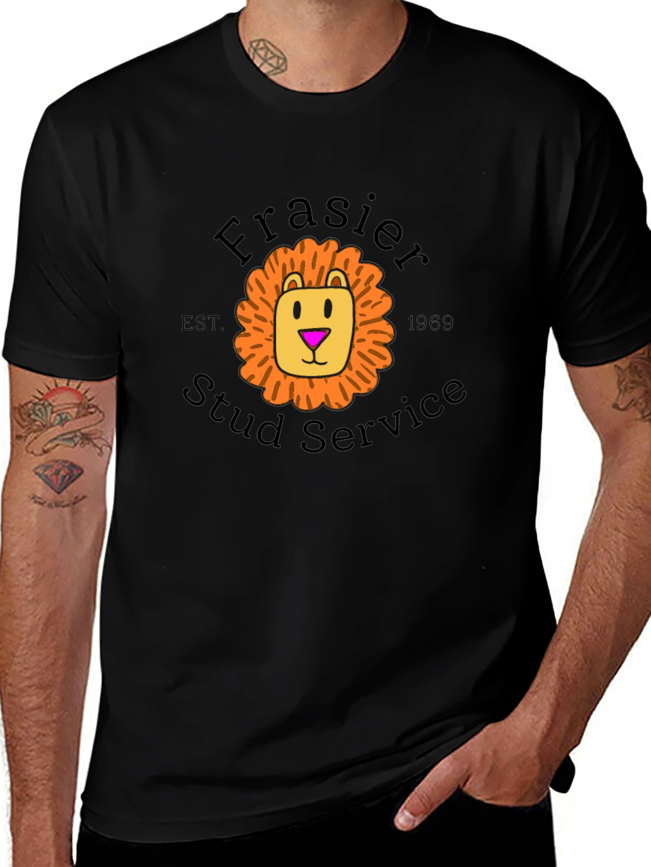 Frasier Stud Service Lion T-Shirt