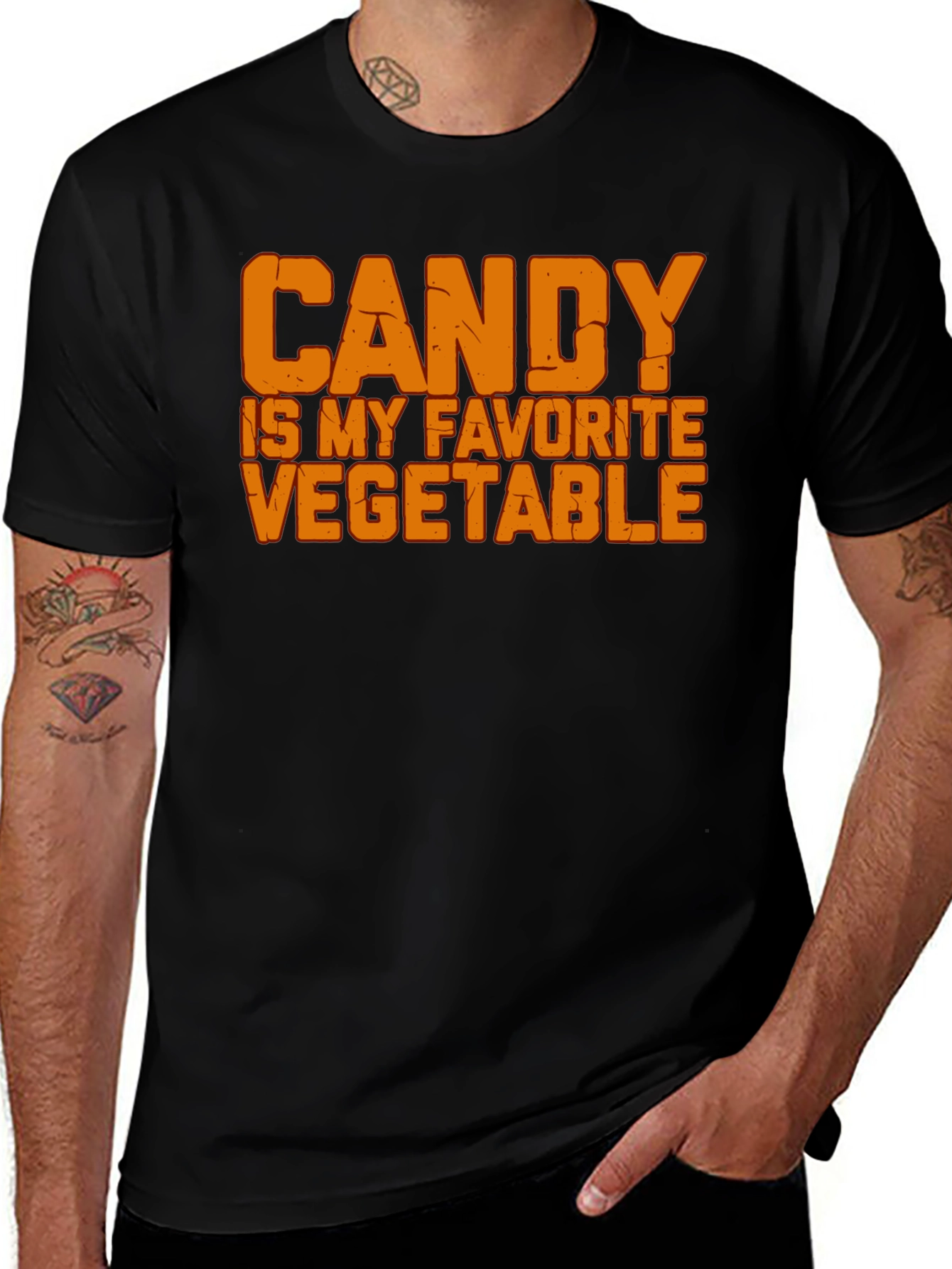 Variant 9 of Candy Is My Favorite Vegetable - Funny Graphic Tee