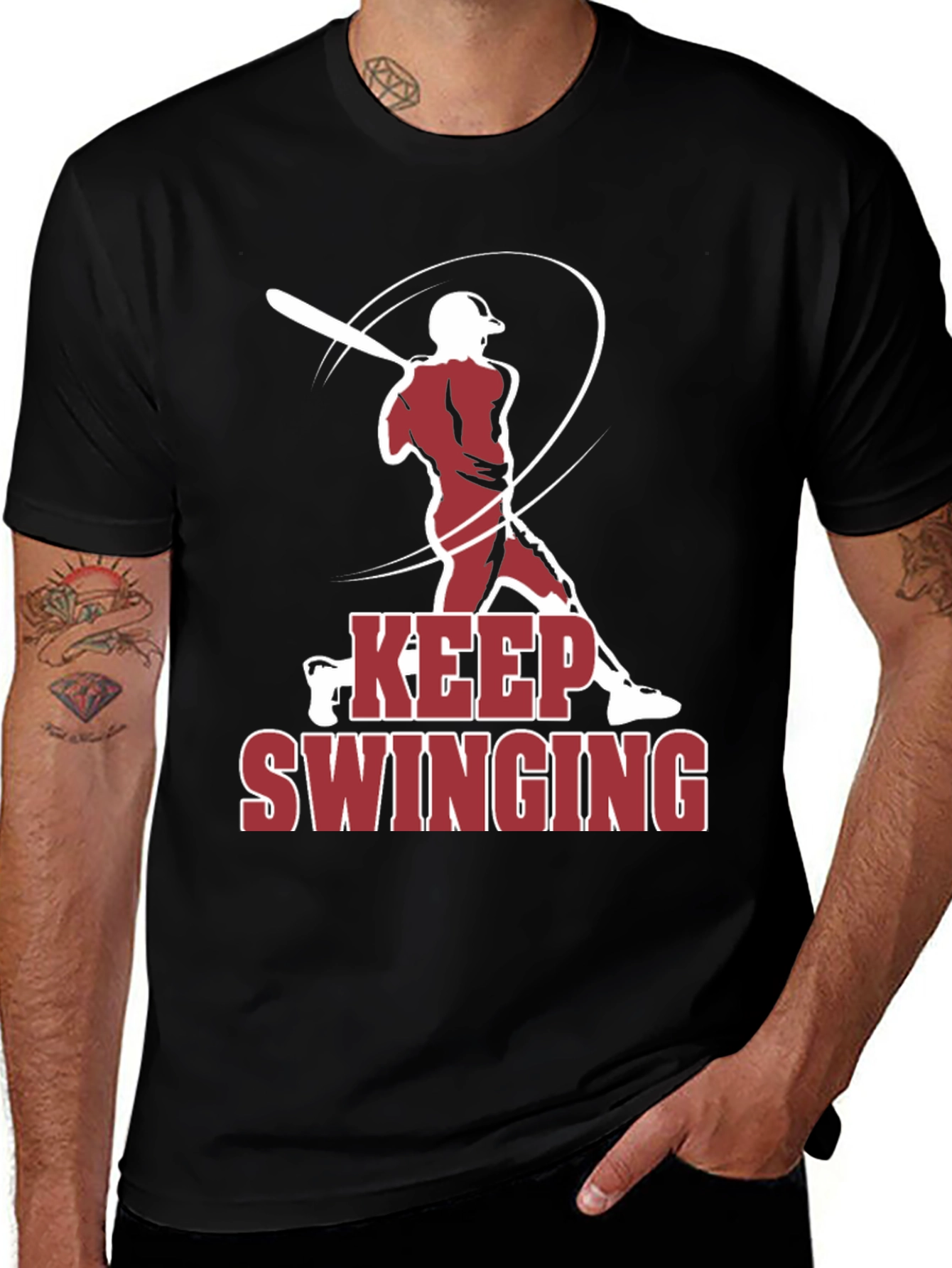 Keep Swinging Graphic Tee