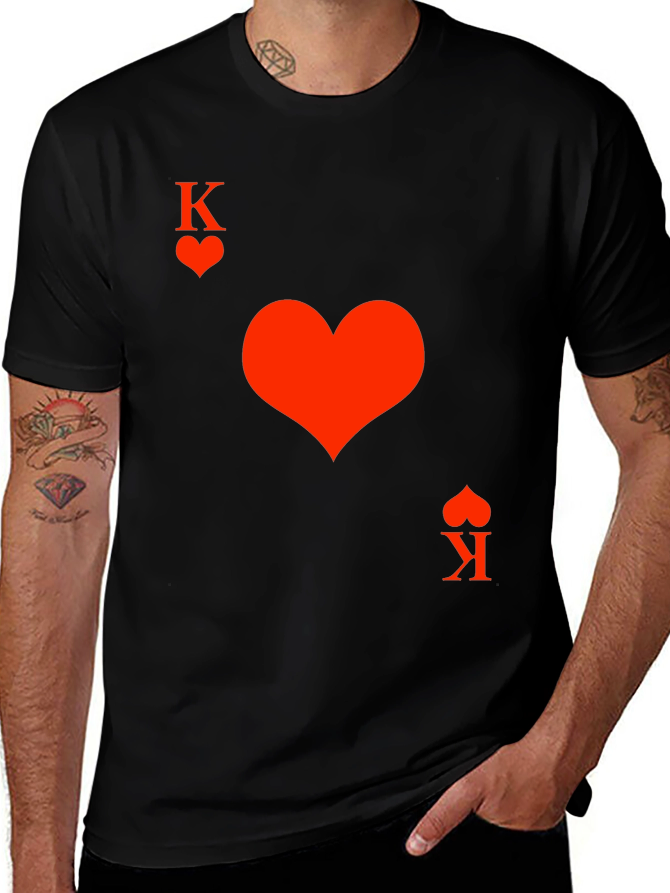 Variant 11 of King of Hearts Graphic Tee
