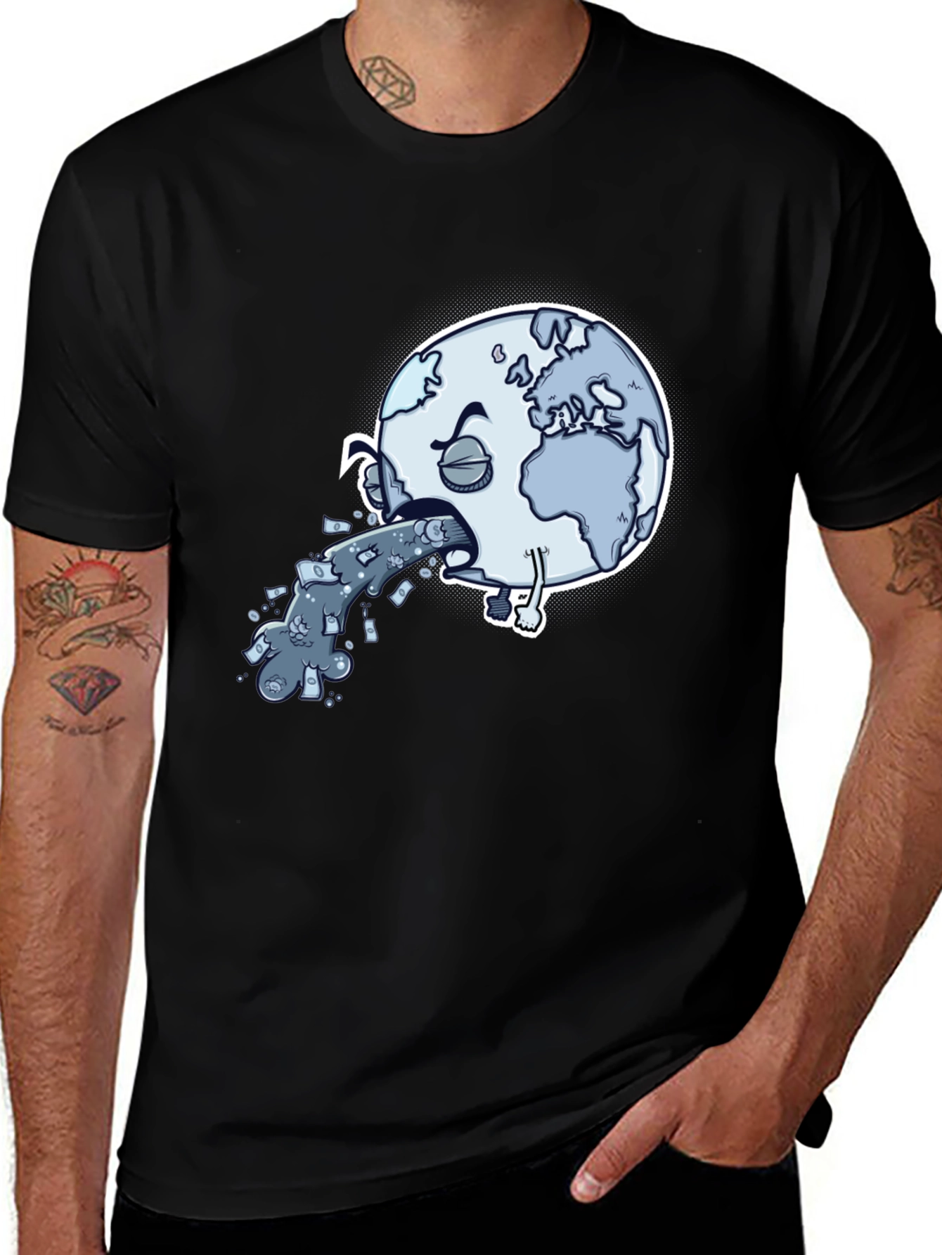Variant 20 of Earth Sick T-Shirt