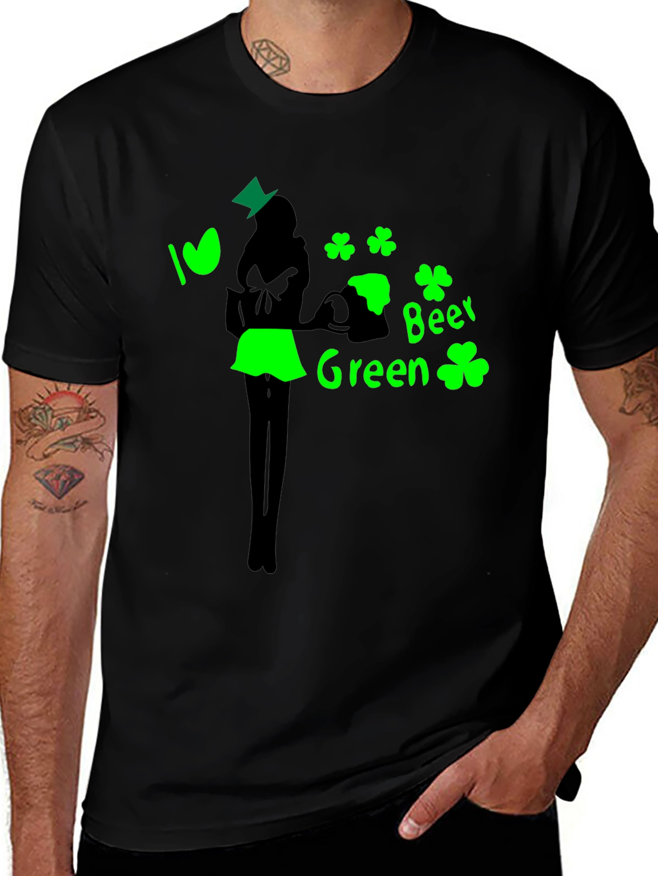 St. Patrick's Day T-Shirt - Green Beer Graphic Tee