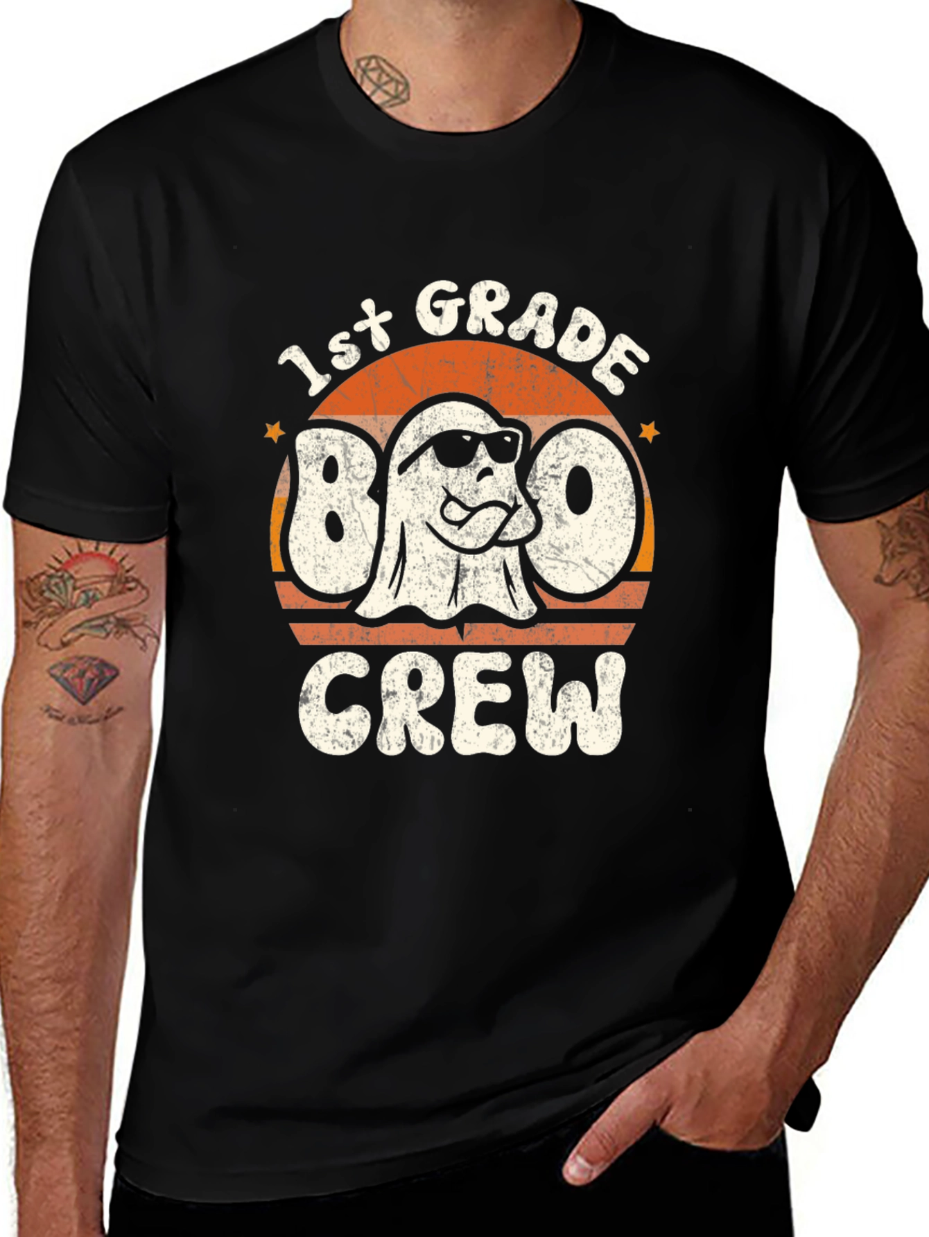 1st Grade Boo Crew Halloween T-Shirt
