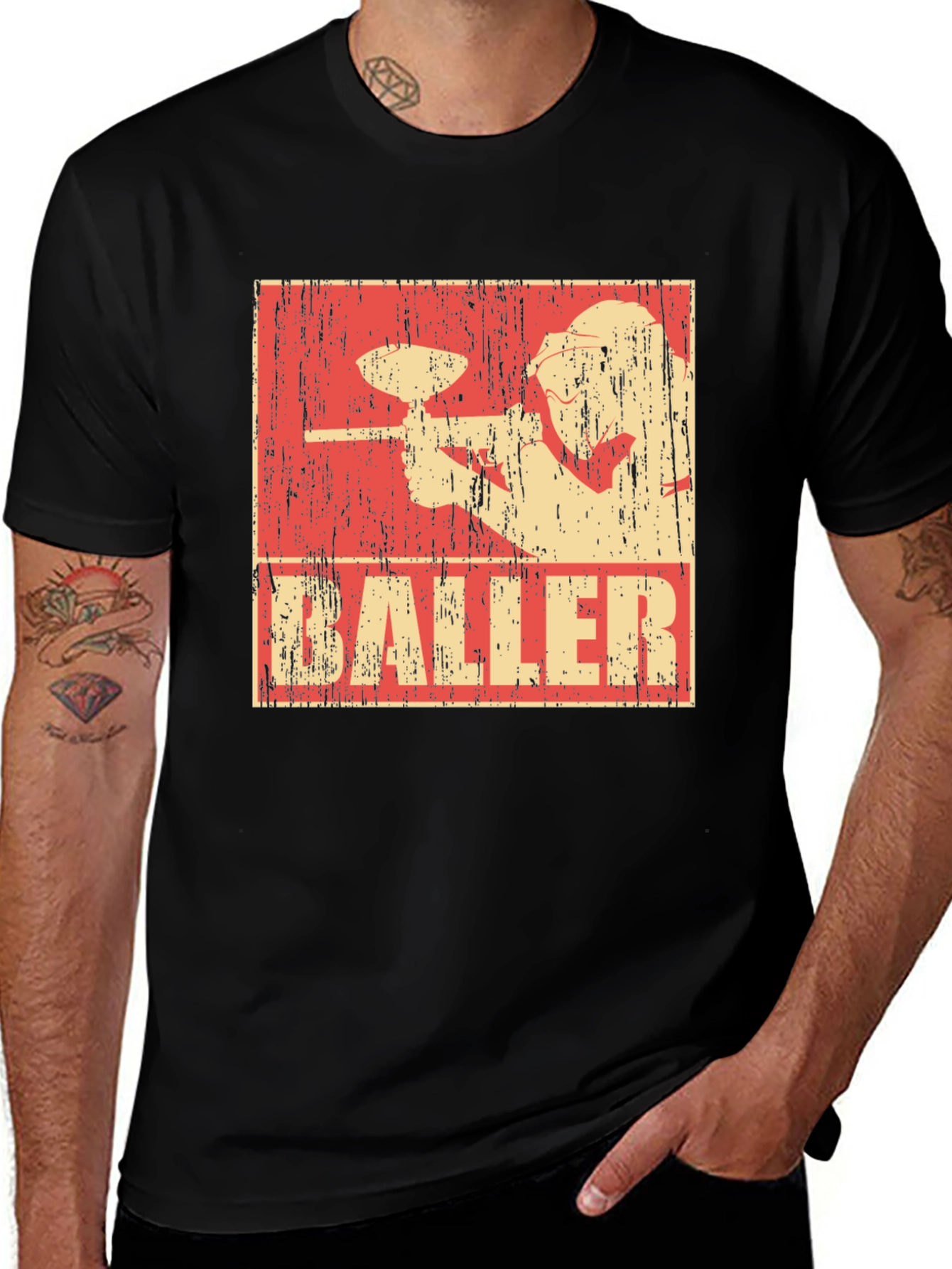 Variant 21 of Paintball Baller Tee - Retro Style Graphic T-Shirt