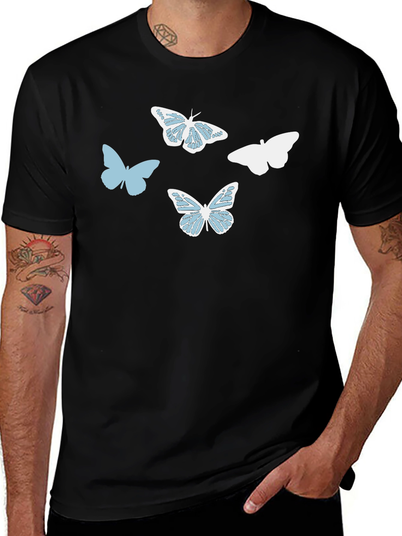 Variant 28 of Butterfly Graphic Print T-Shirt