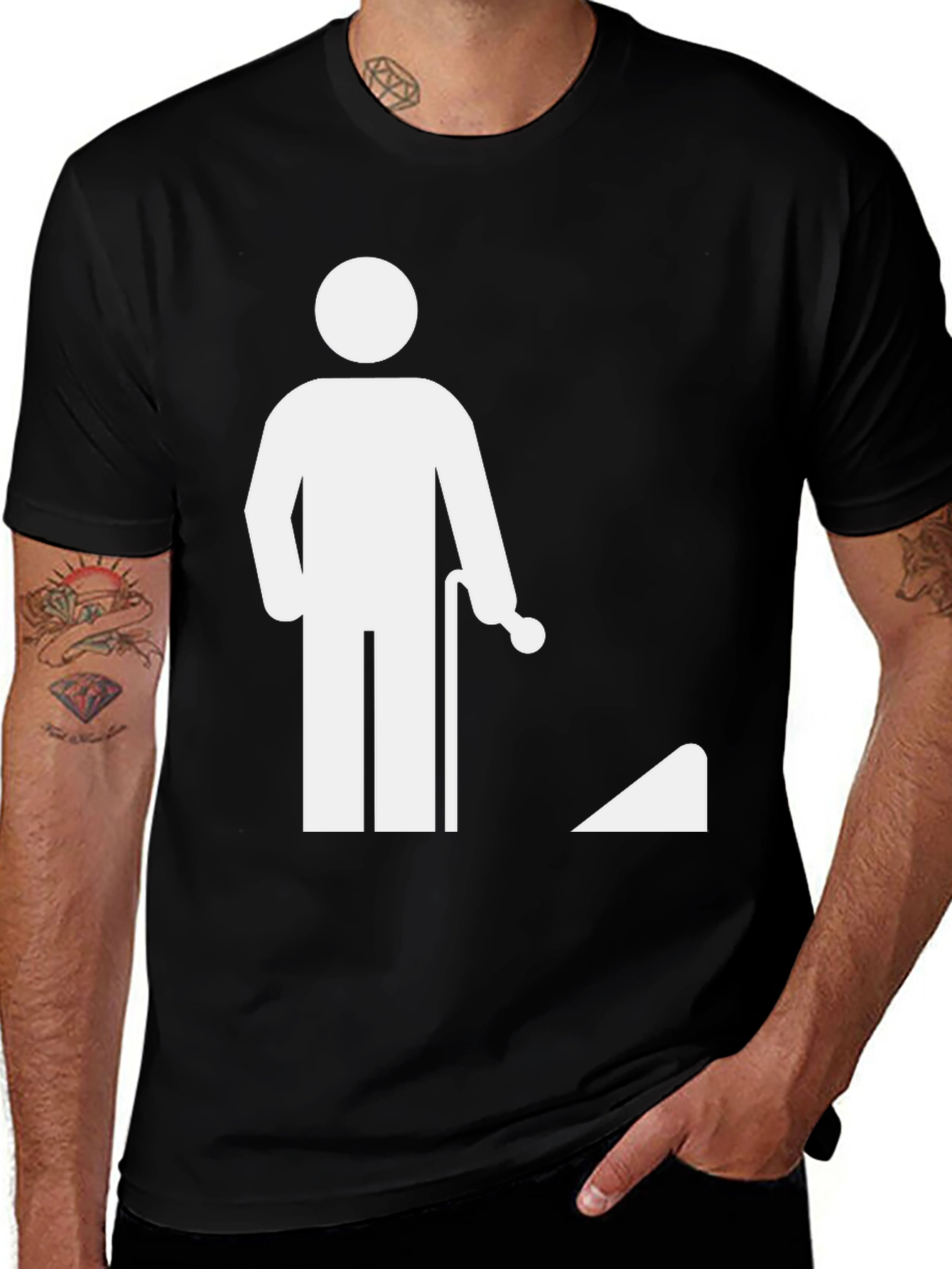 Variant 8 of Golfing Pictogram T-Shirt