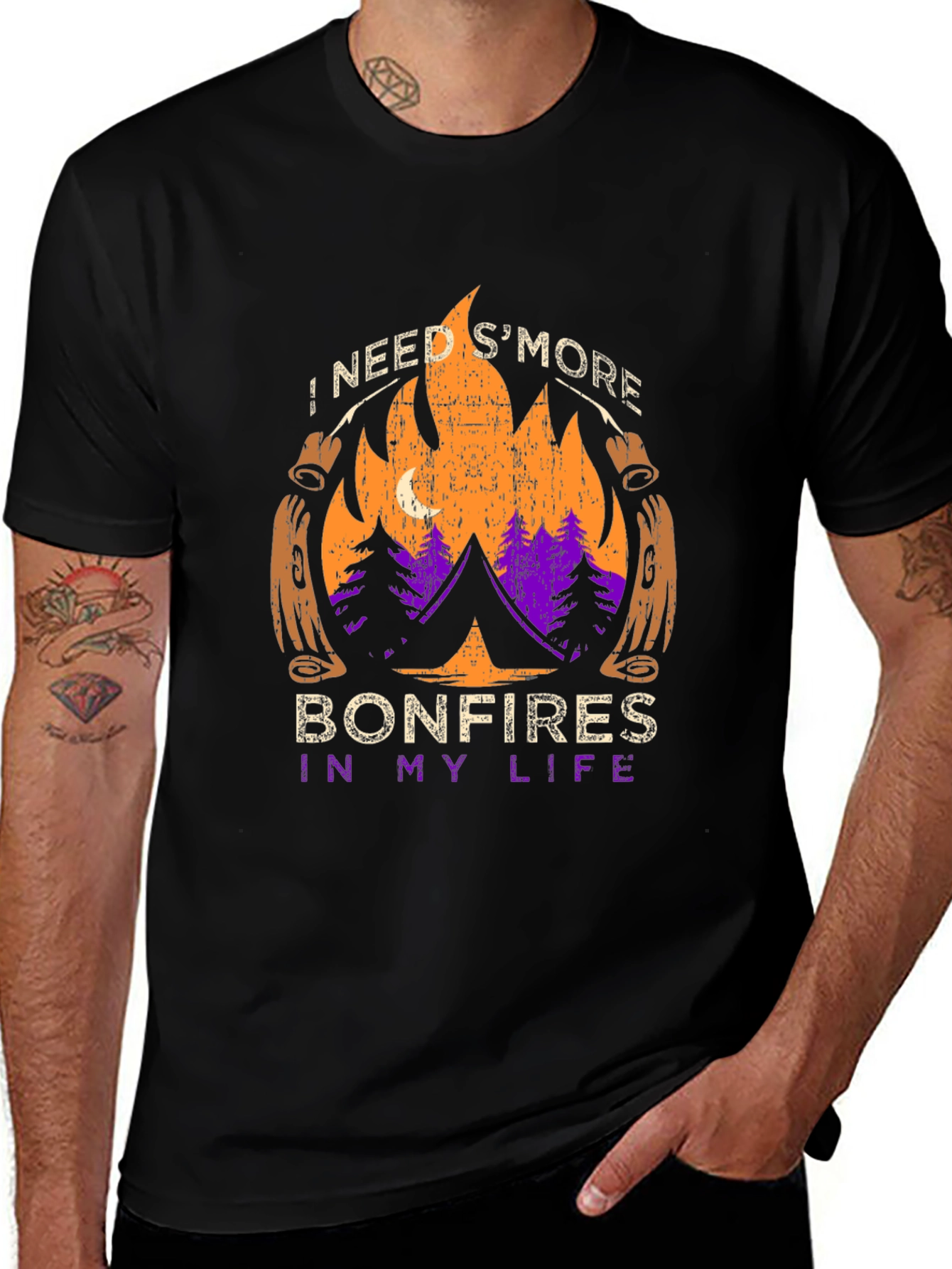 Variant 29 of S'more Bonfires Graphic Tee