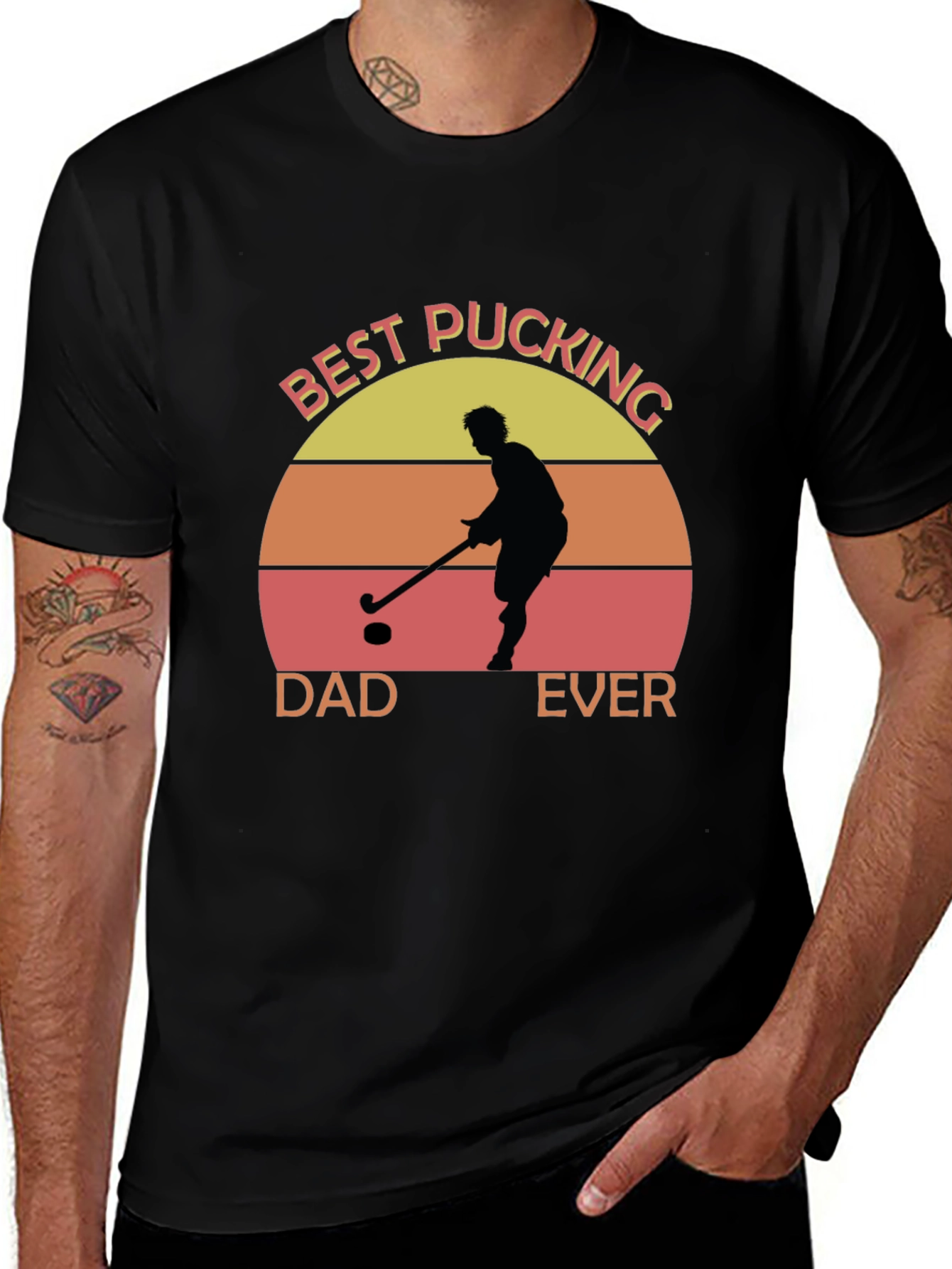 Variant 24 of Best Pucking Dad Ever T-Shirt