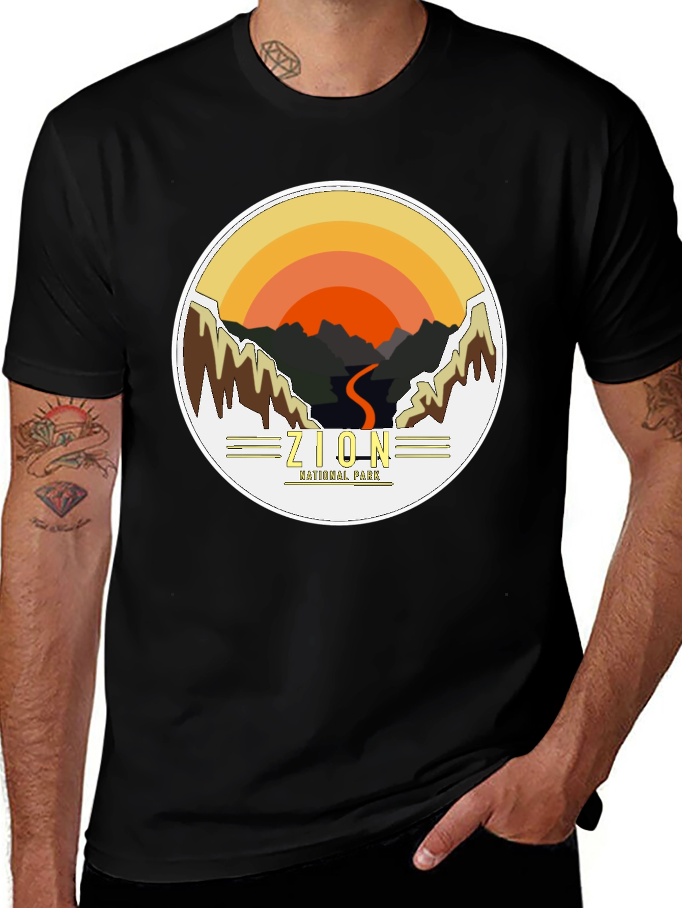 Variant 17 of Zion National Park Graphic Tee