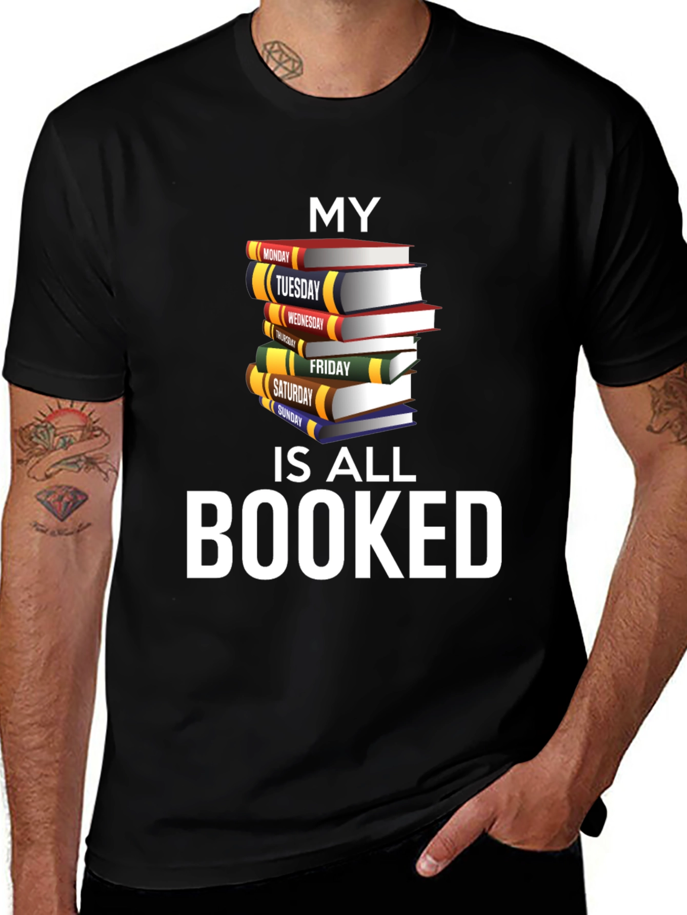 Variant 8 of Booked Schedule Graphic T-Shirt