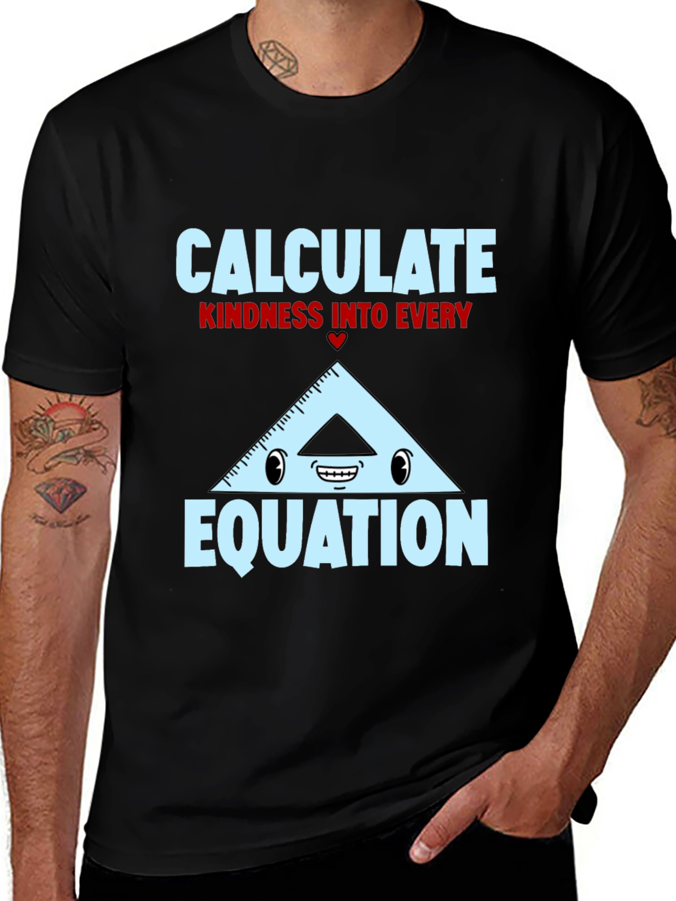 Variant 3 of Calculate Kindness T-Shirt - Math Humor Tee