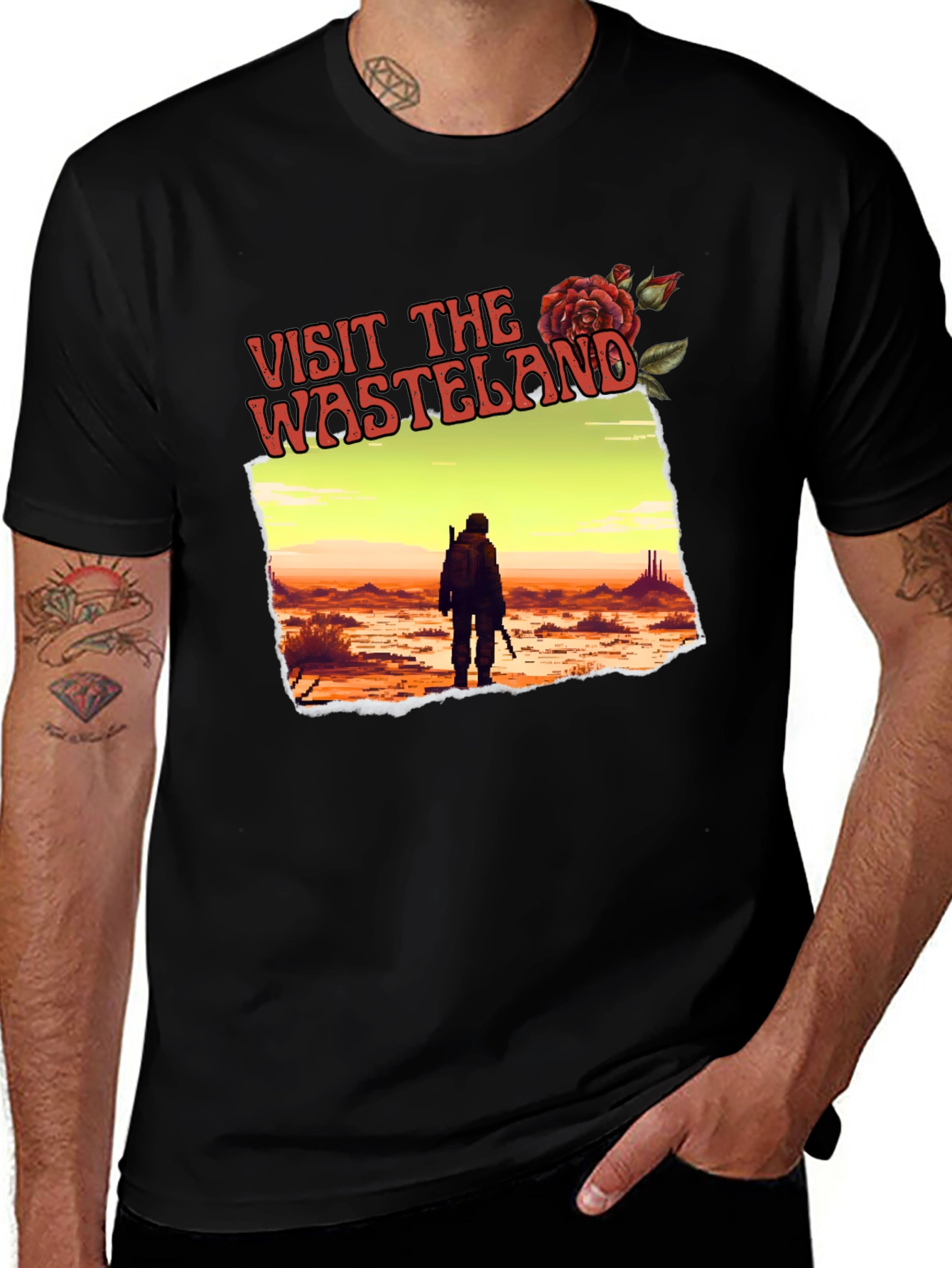 Variant 12 of Visit the Wasteland Graphic T-Shirt
