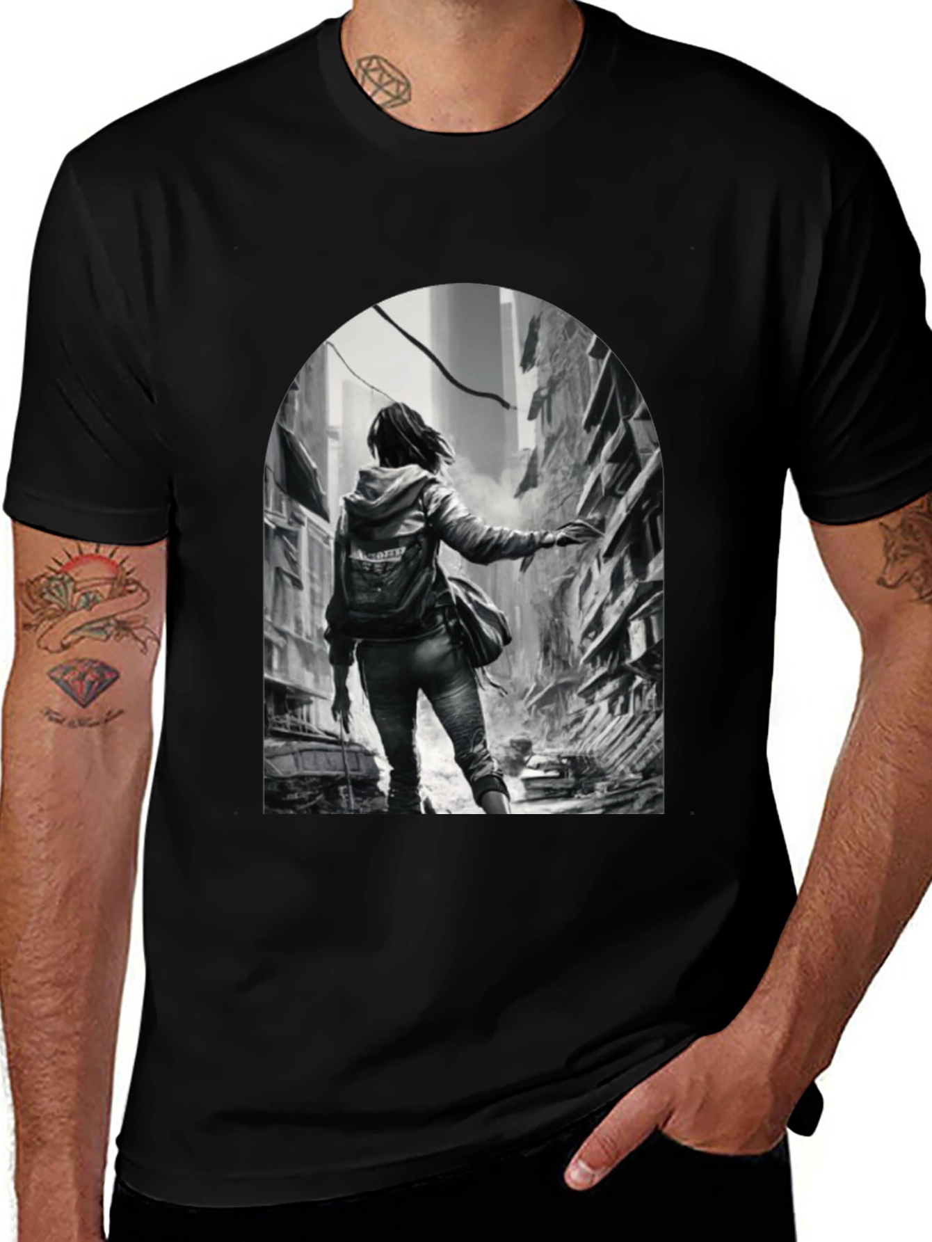 Apocalyptic Cityscape Tee