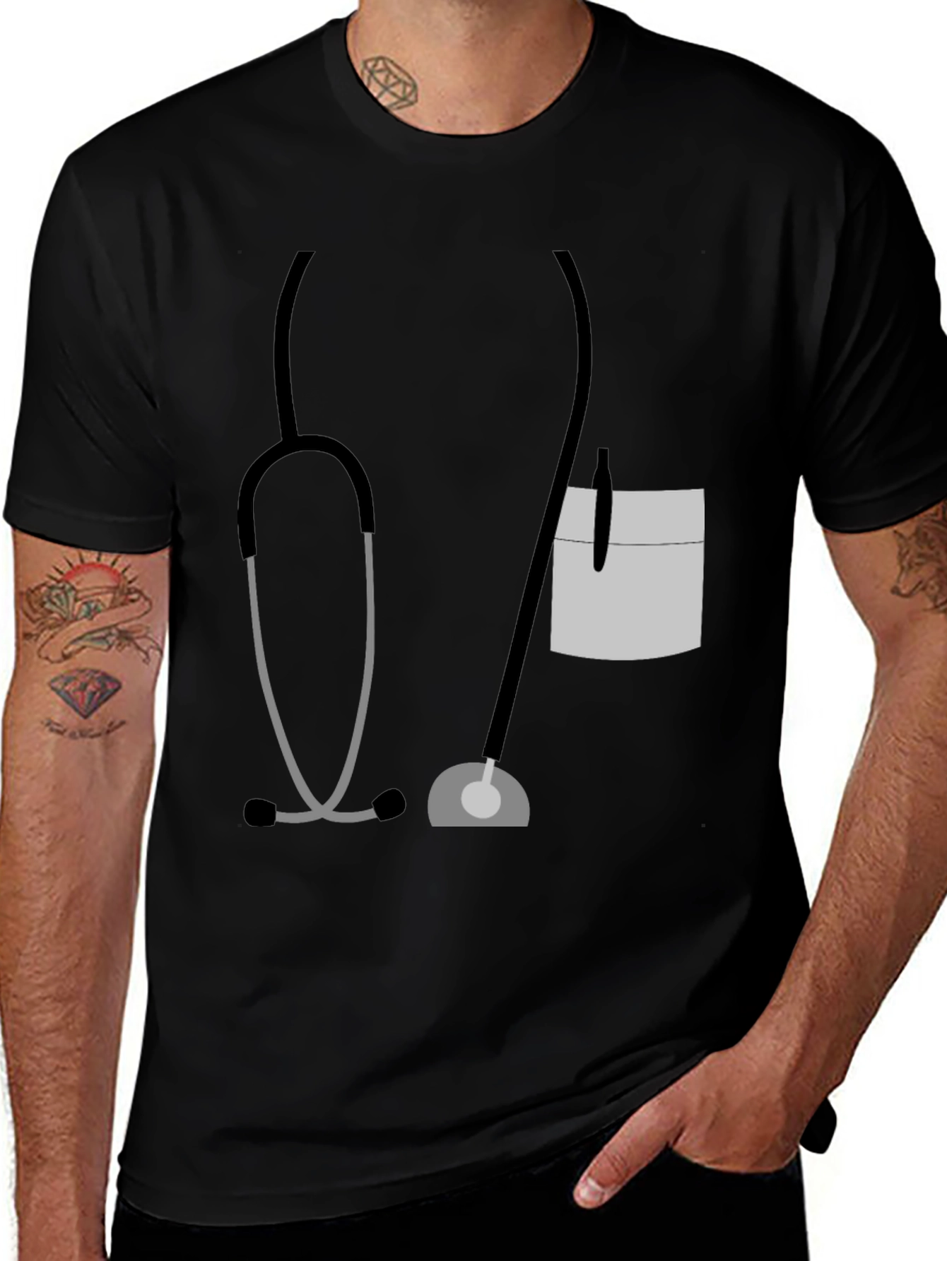 Variant 4 of Doctor Stethoscope T-Shirt