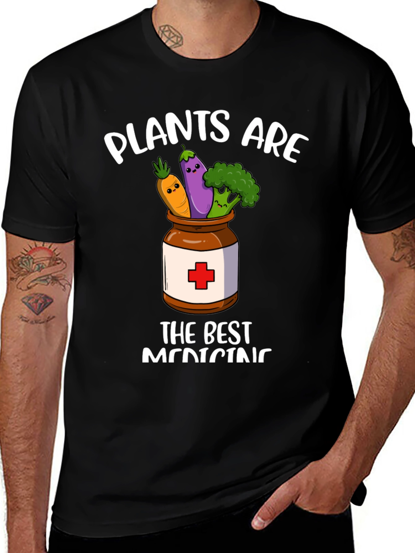 Variant 2 of Plants are The Best Medicine Graphic T-Shirt