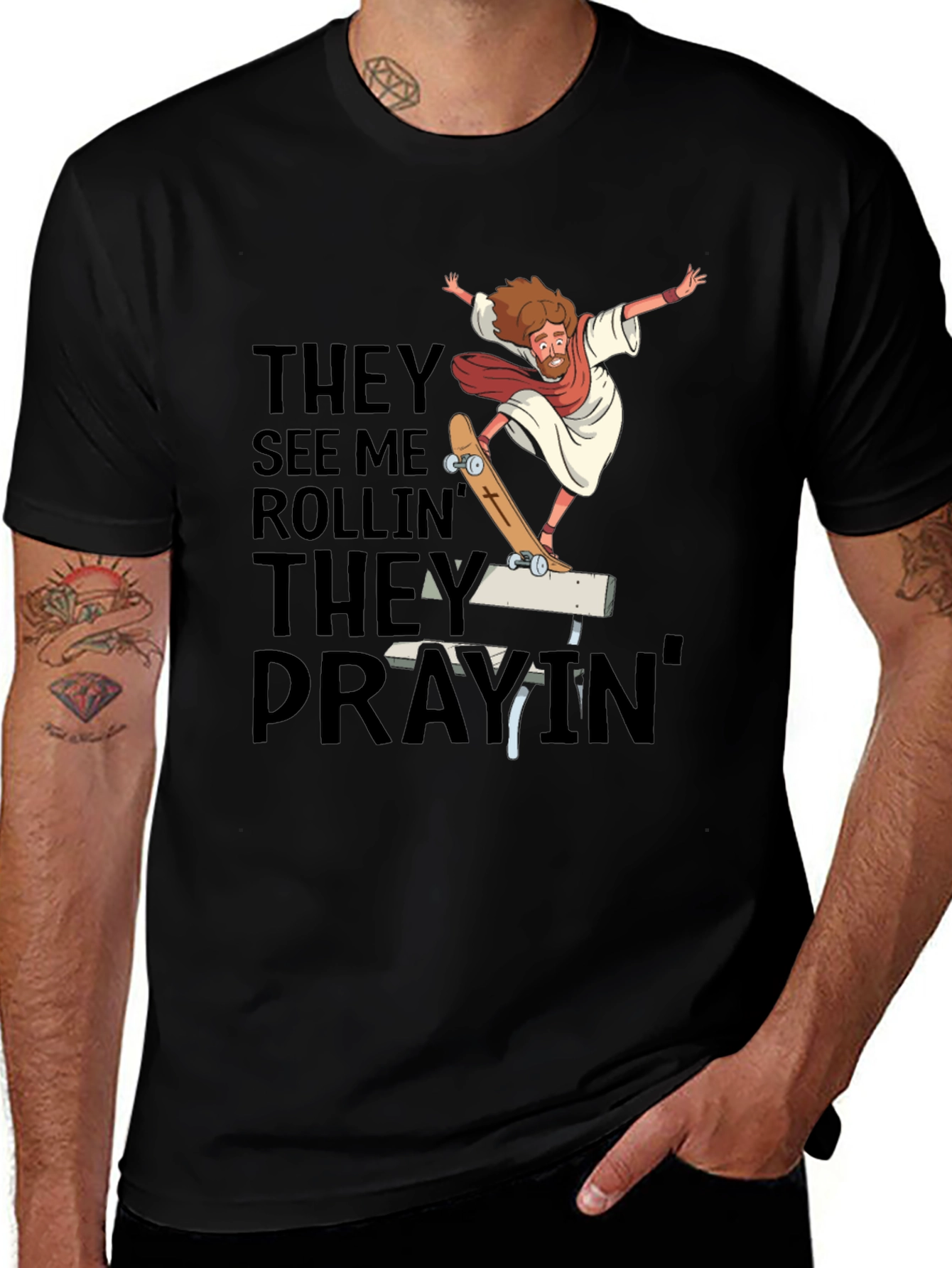 Variant 23 of They See Me Rollin' T-Shirt