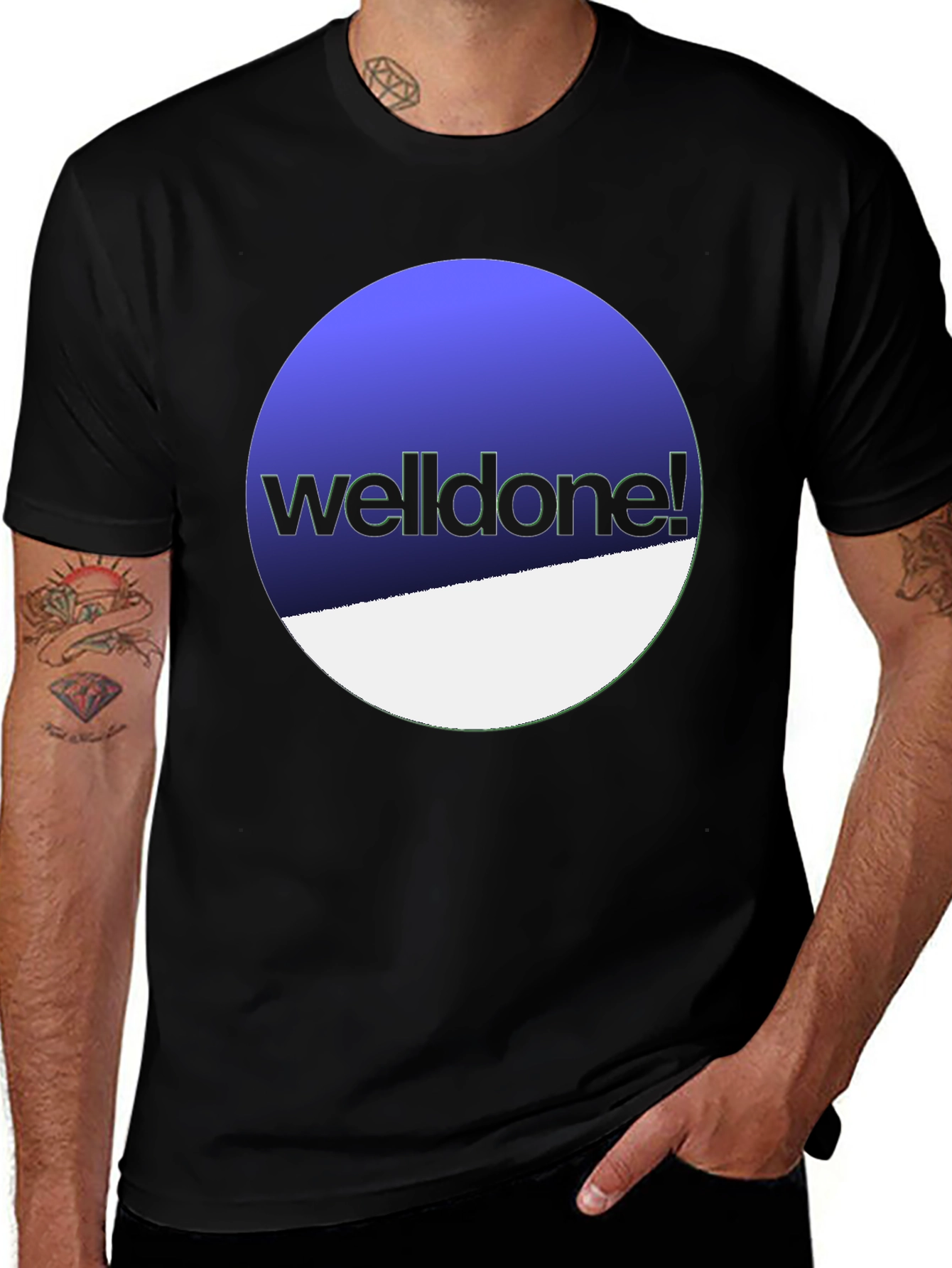 Variant 9 of Well Done! Graphic Tee -  Unique Design