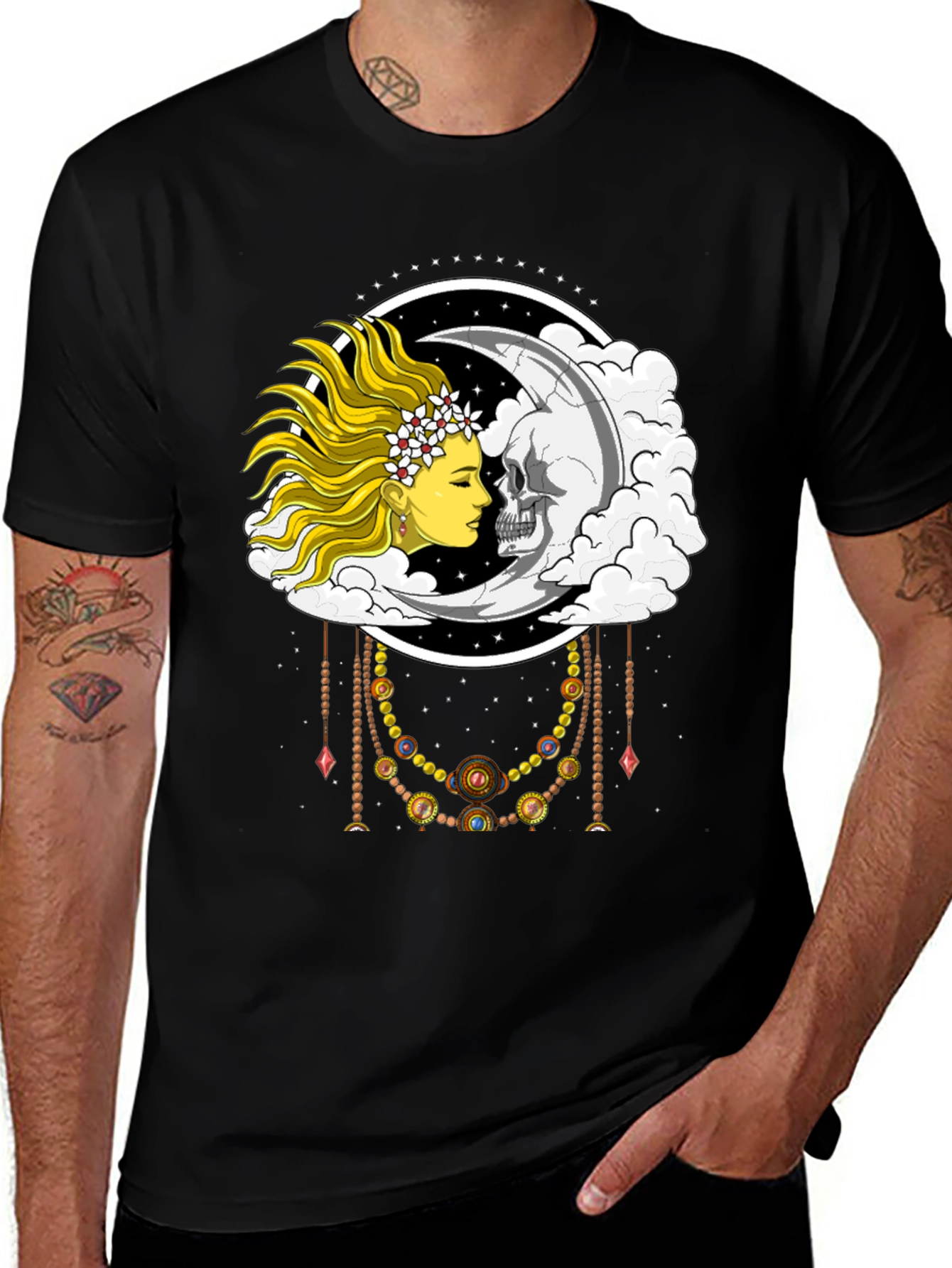 Variant 28 of Sun and Moon Graphic T-Shirt