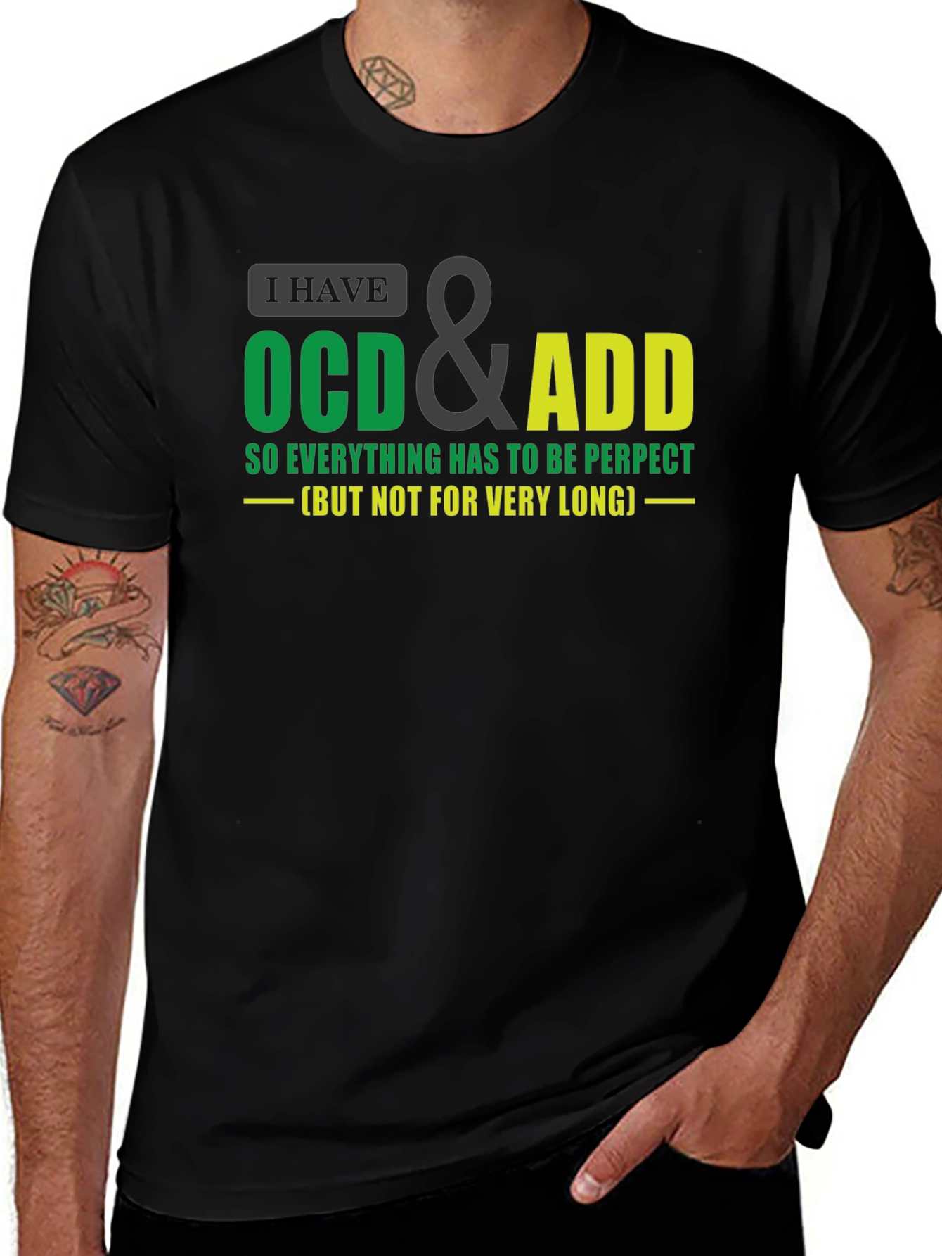 Variant 4 of Funny OCD & ADD T-Shirt