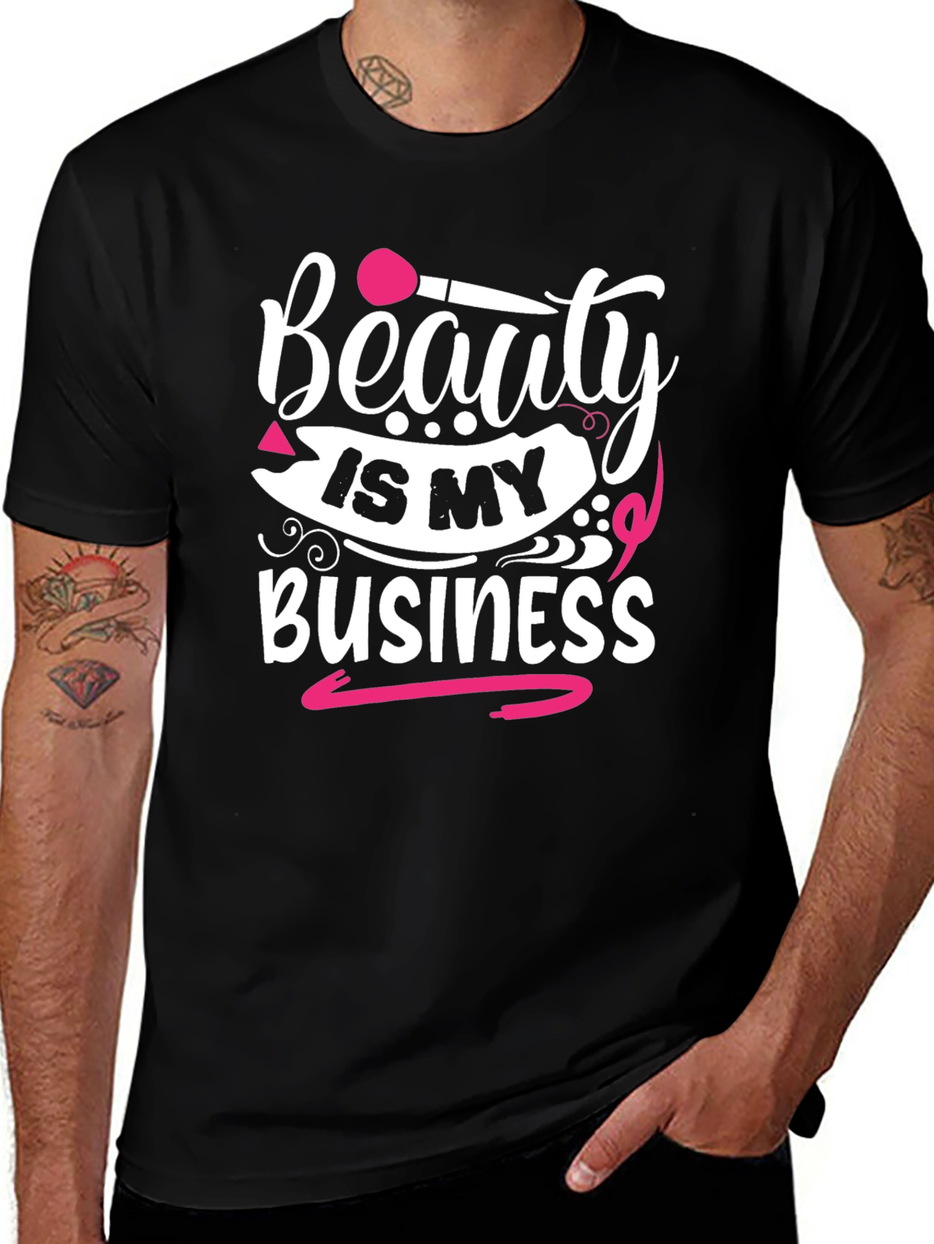 Variant 13 of Beauty Is My Business Graphic T-Shirt