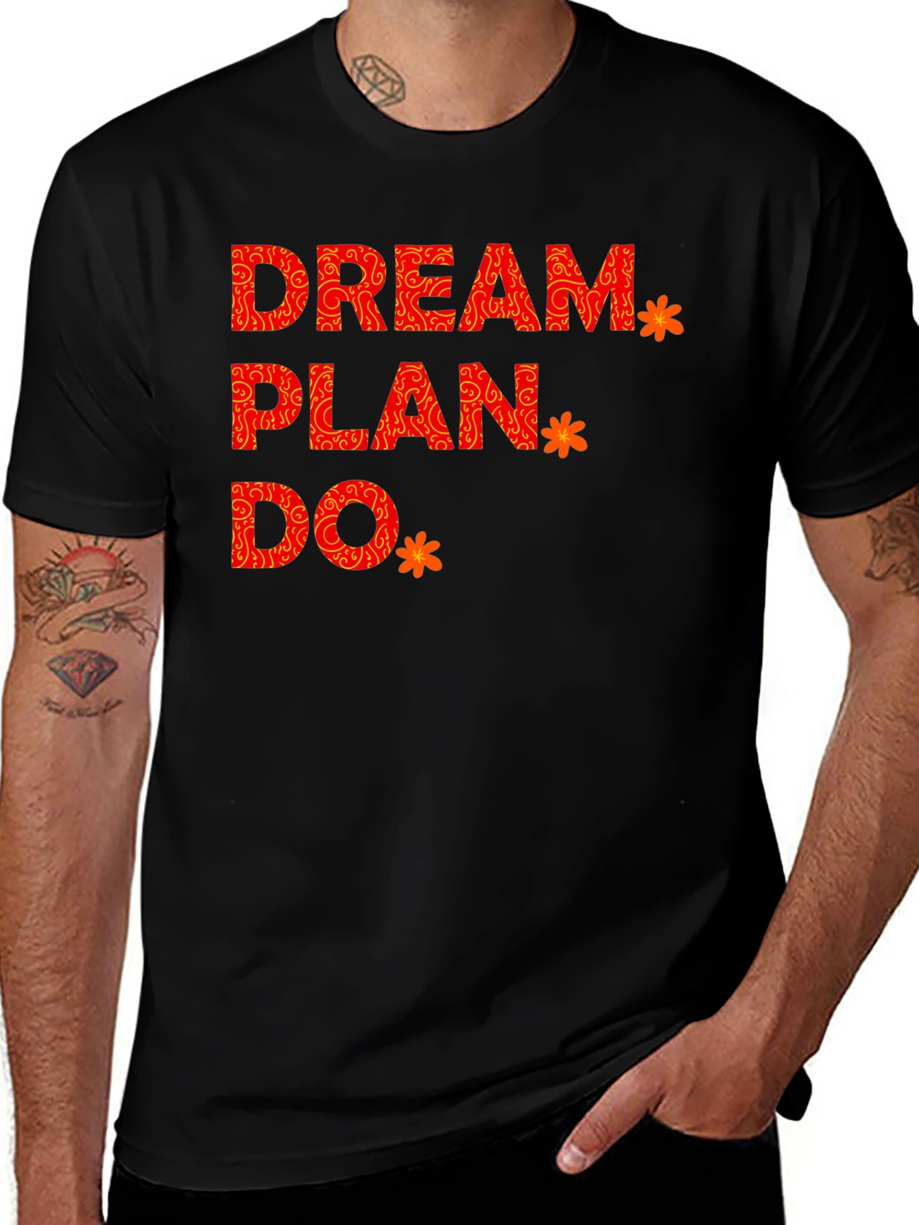 Variant 3 of Dream Plan Do Motivational T-Shirt