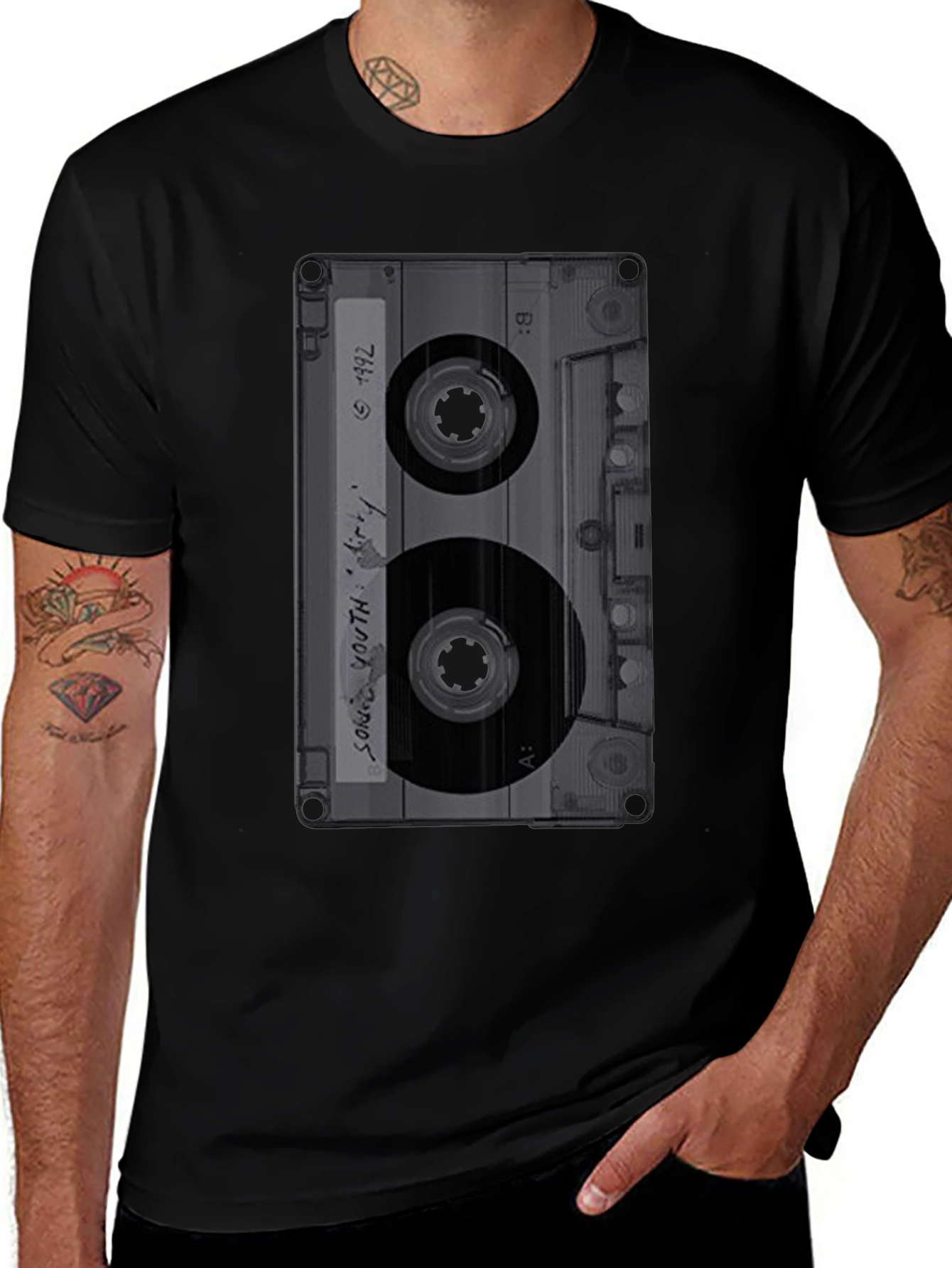 Variant 24 of Sound Youth 'Dirty' Cassette Tape Graphic Tee