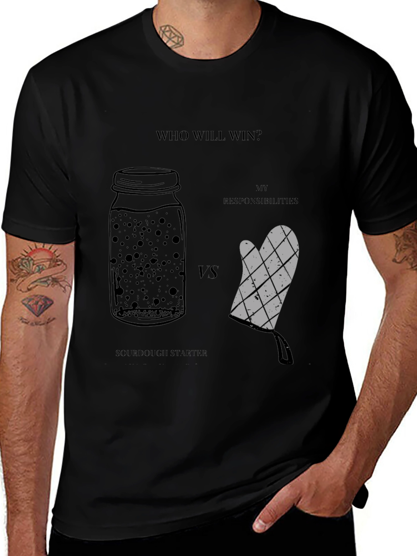 Variant 13 of Sourdough Starter T-Shirt: The Baking Battle!