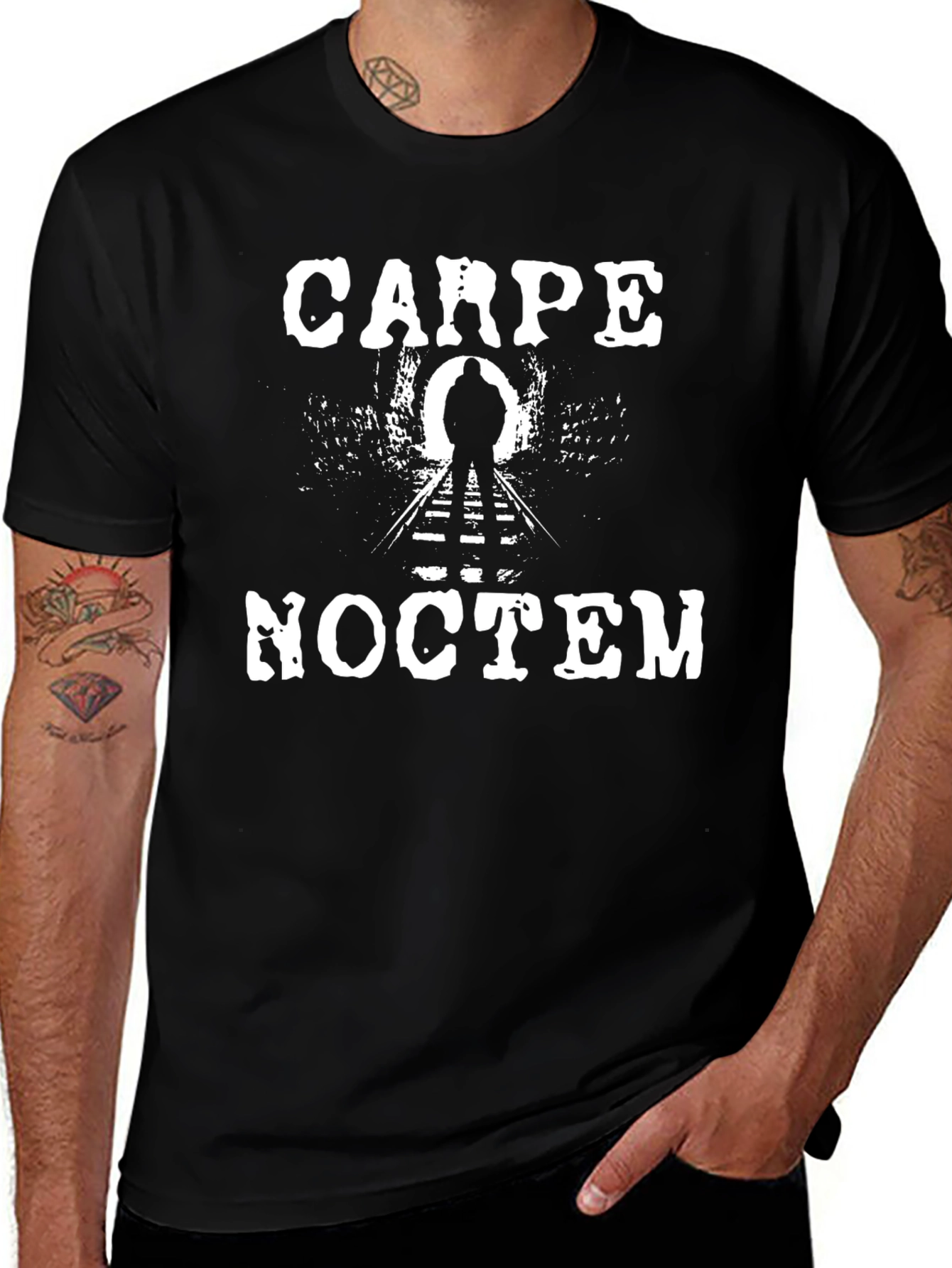 Carpe Noctem Graphic Tee - Seize the Night!